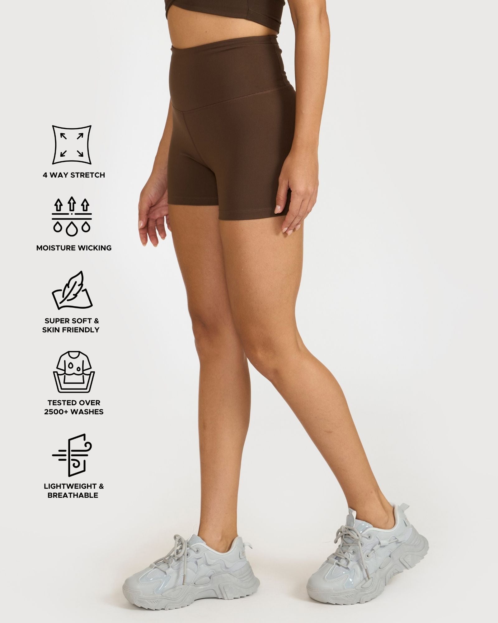 Zen Shorts & Front Wrap crop top Co-ord Set