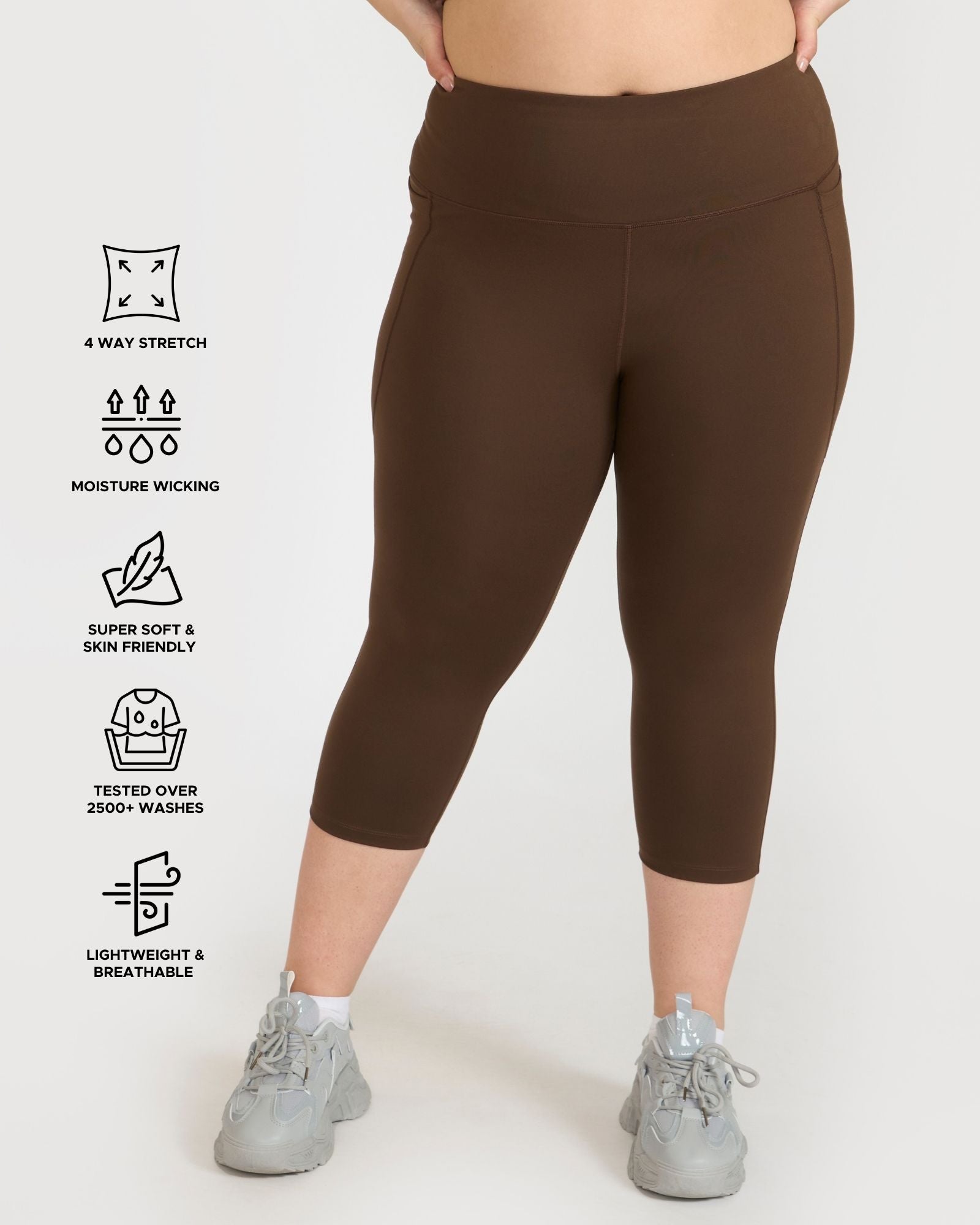 Zen Capris and Round Neck Sports Bra Co-ord Set