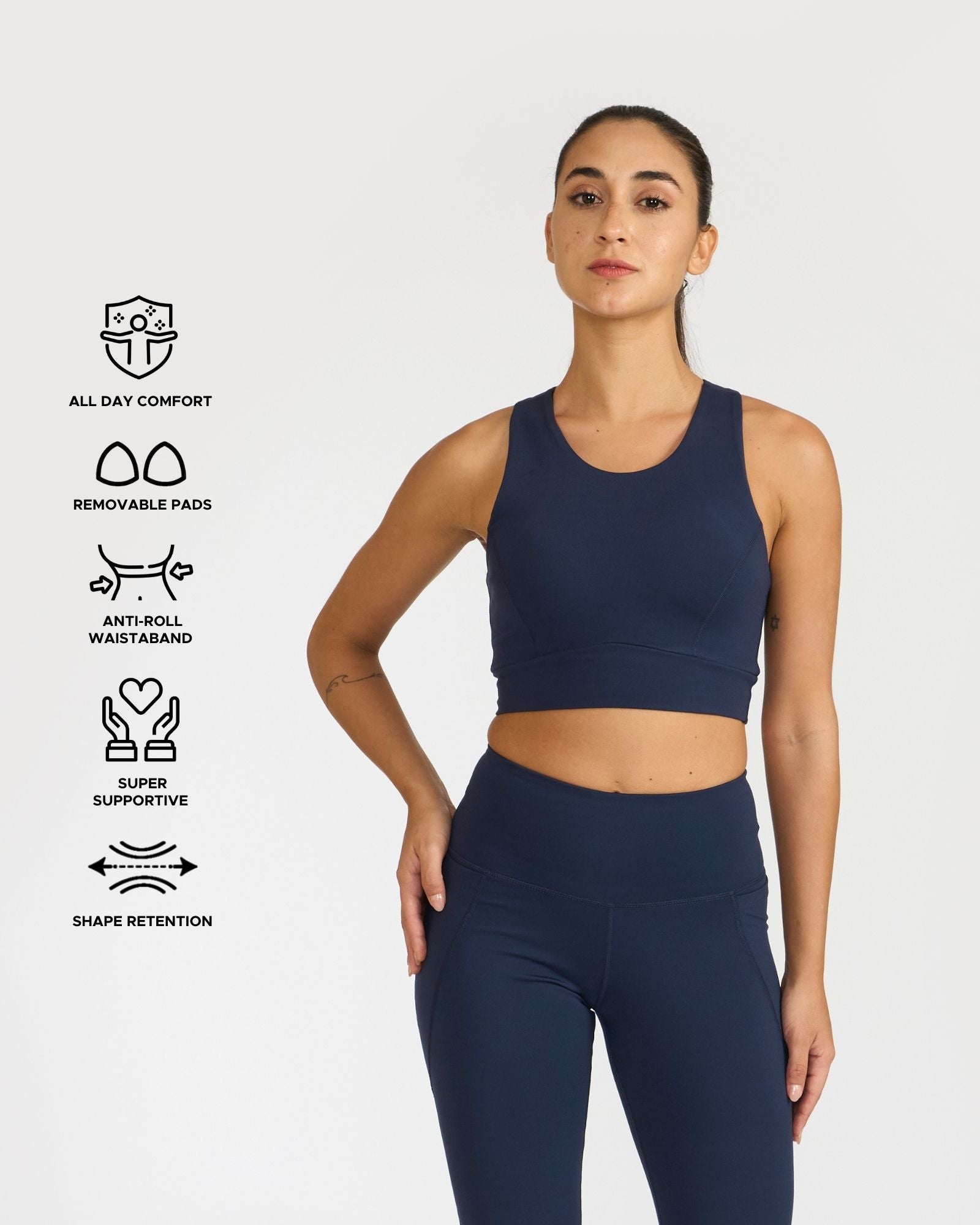 Zen 2-in-1 Crop Top