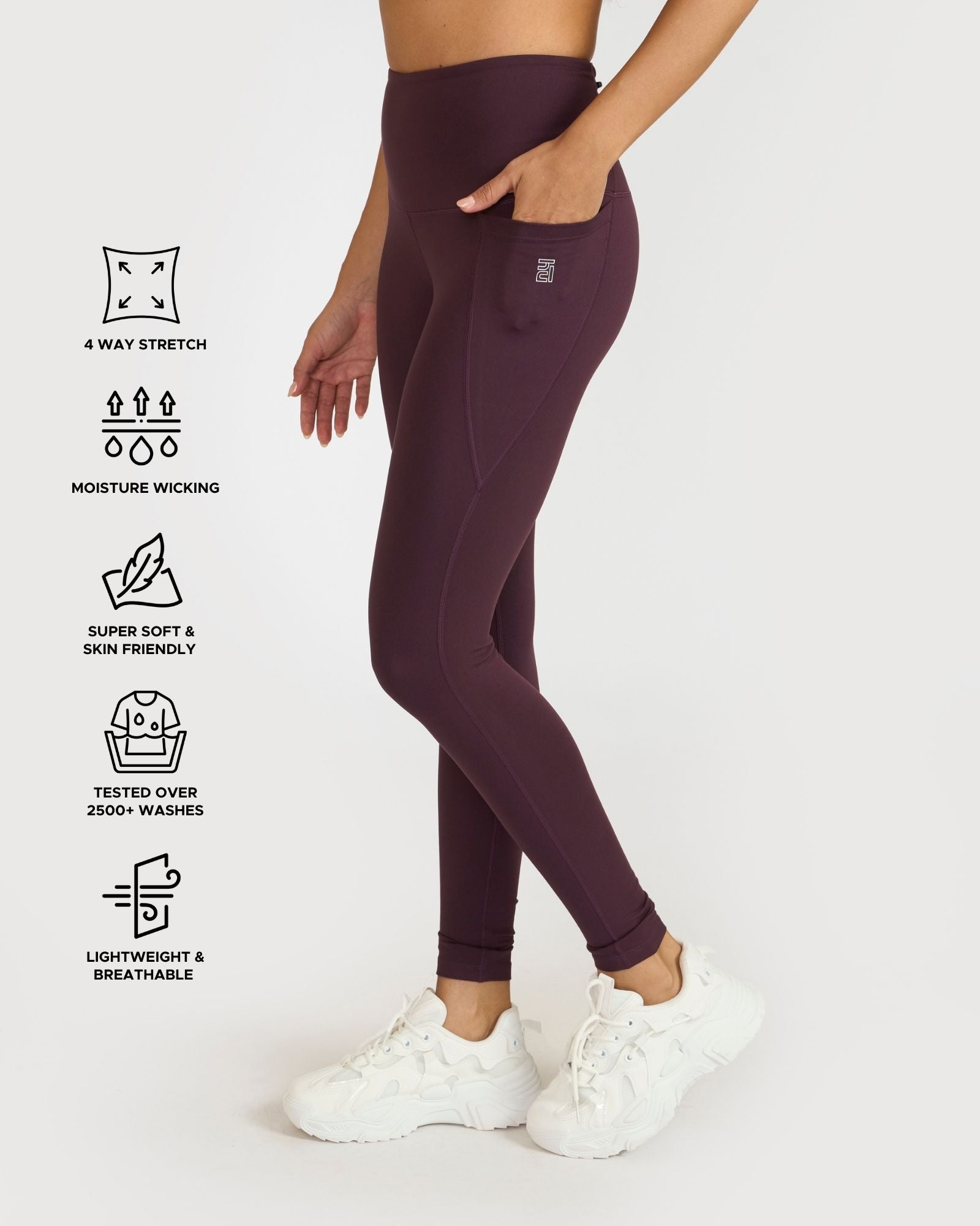 Zen Ankle Length Leggings and Padded V Neck Sports Bra Co-ord Set