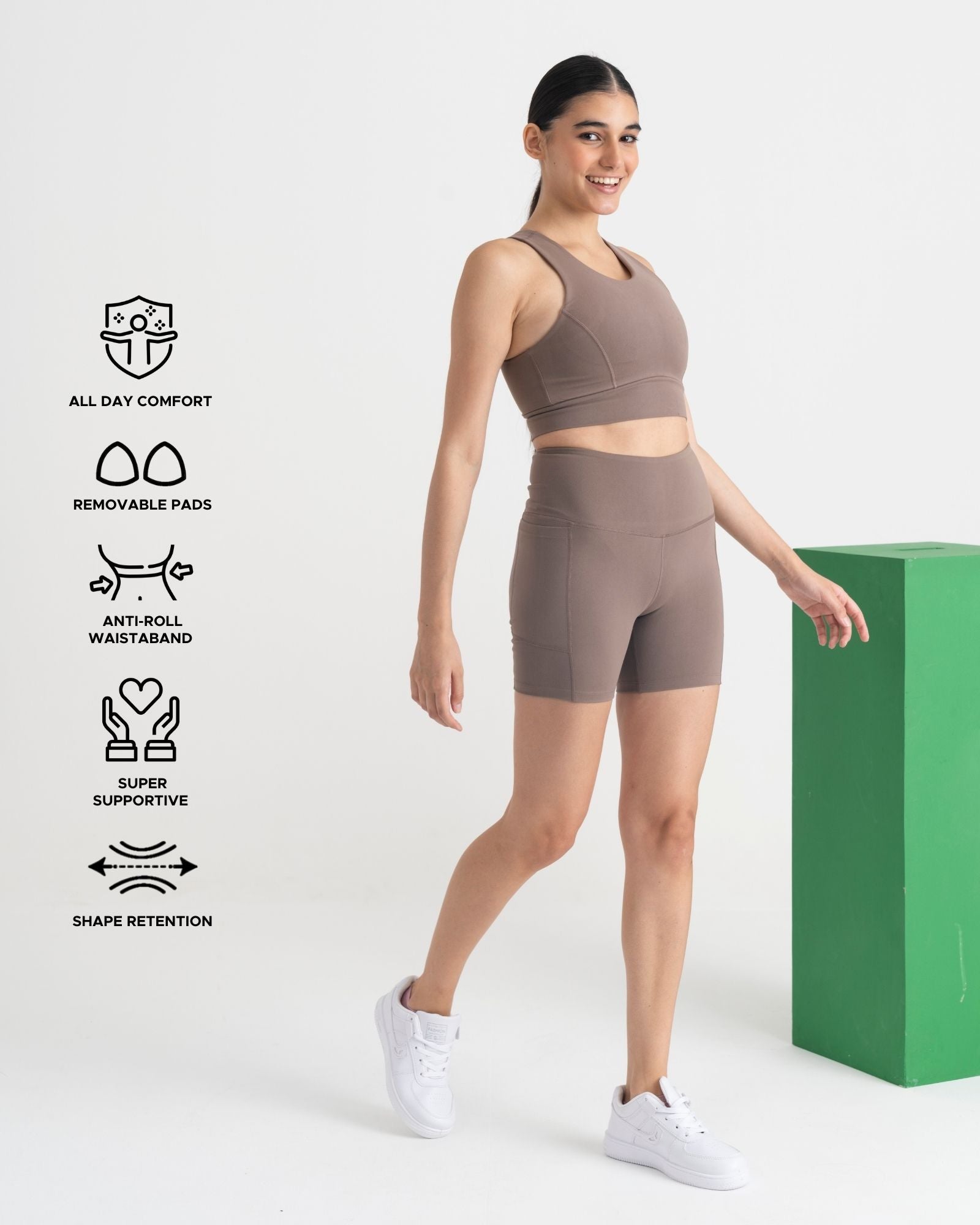 Zen 2-in-1 Crop Top