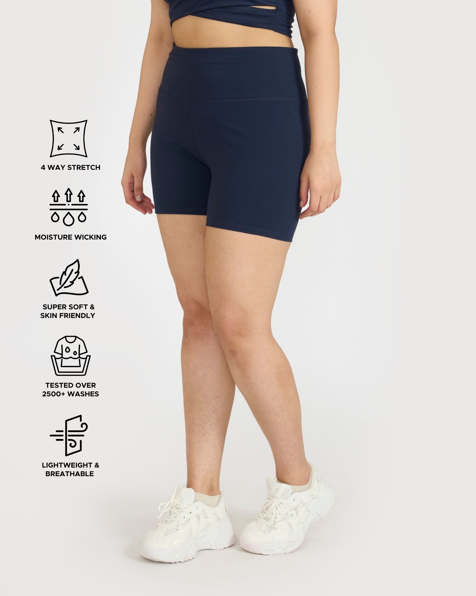 Zen Shorts & Front Wrap crop top Co-ord Set