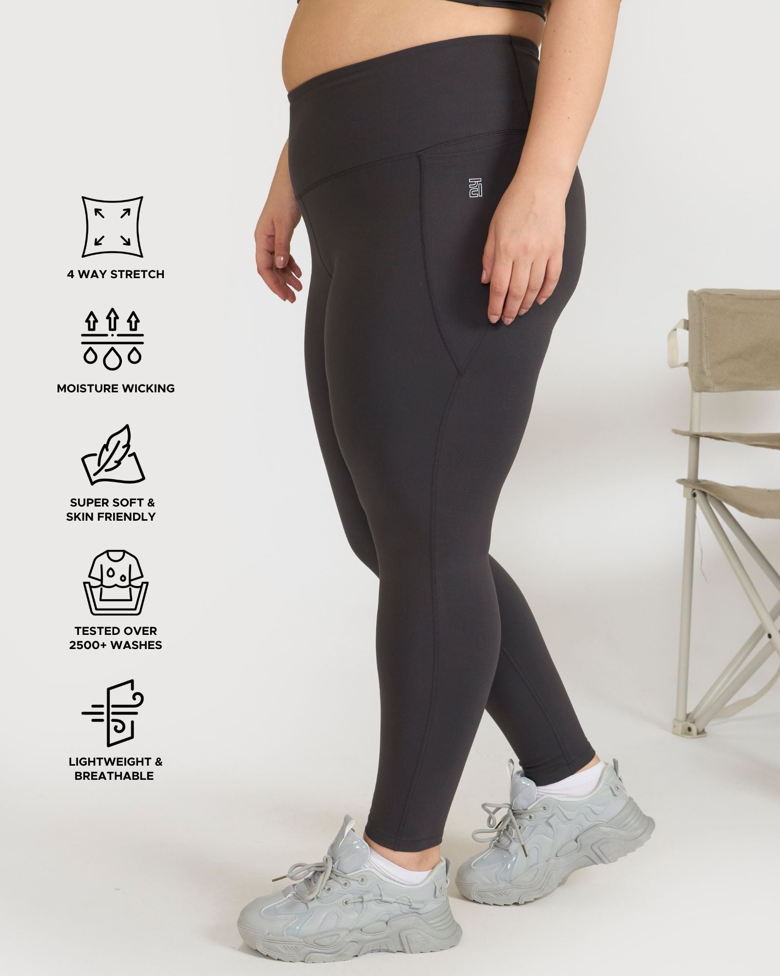 Zen Ankle Length Leggings and Padded V Neck Sports Bra Co-ord Set
