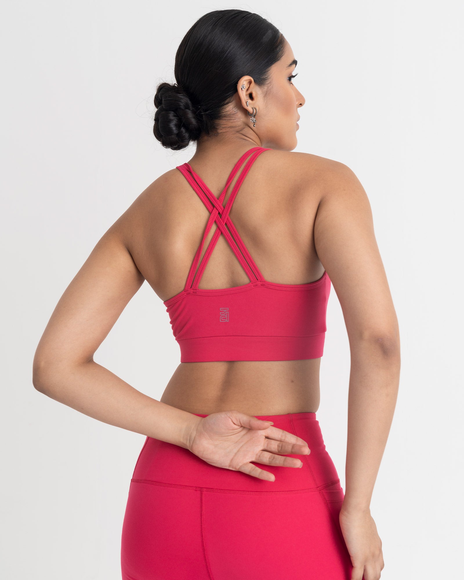 Zen Ankle Length Leggings and Round Neck Sports Bra Co-ord Set