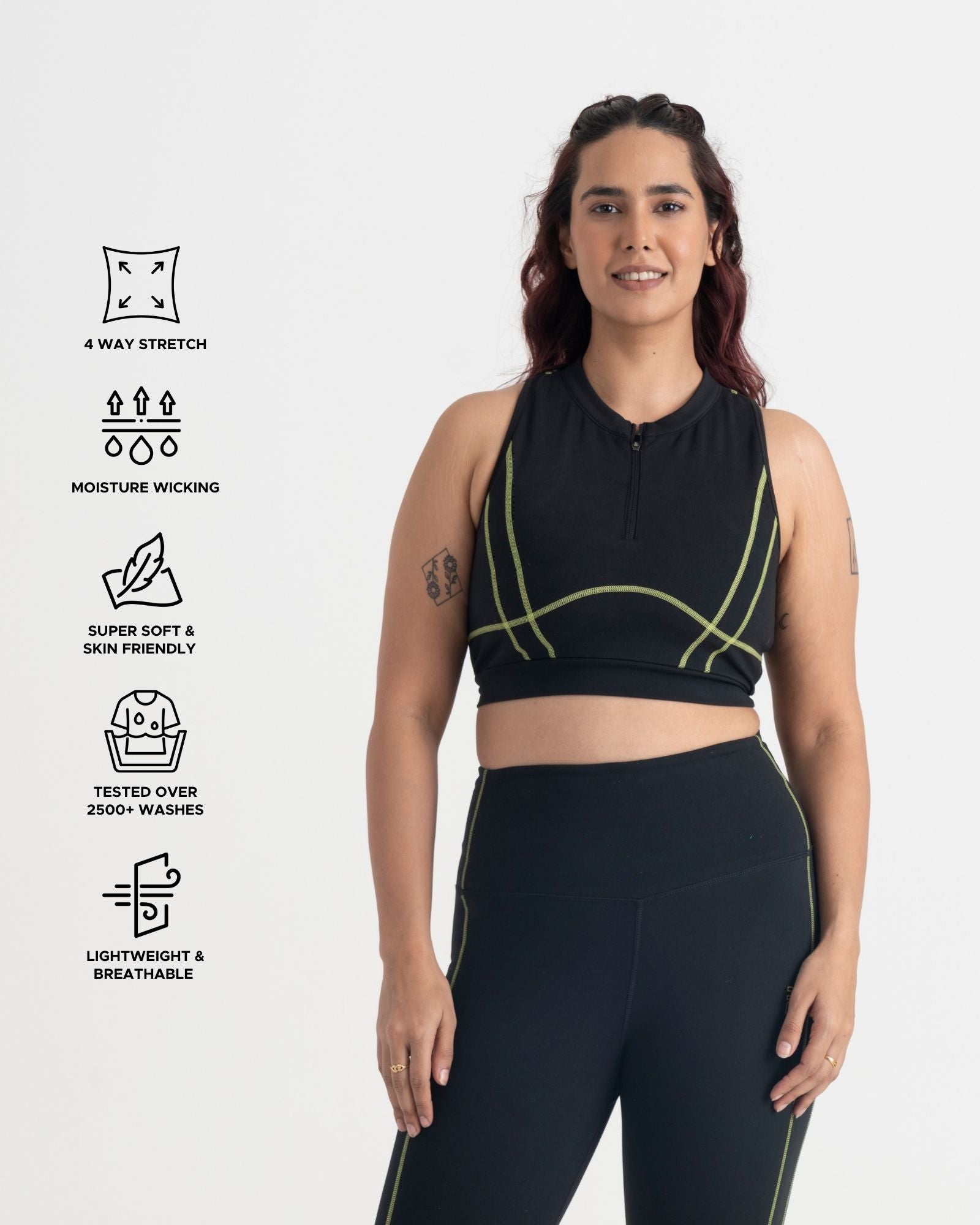 Yin Yang 2-in-1 Crop Top