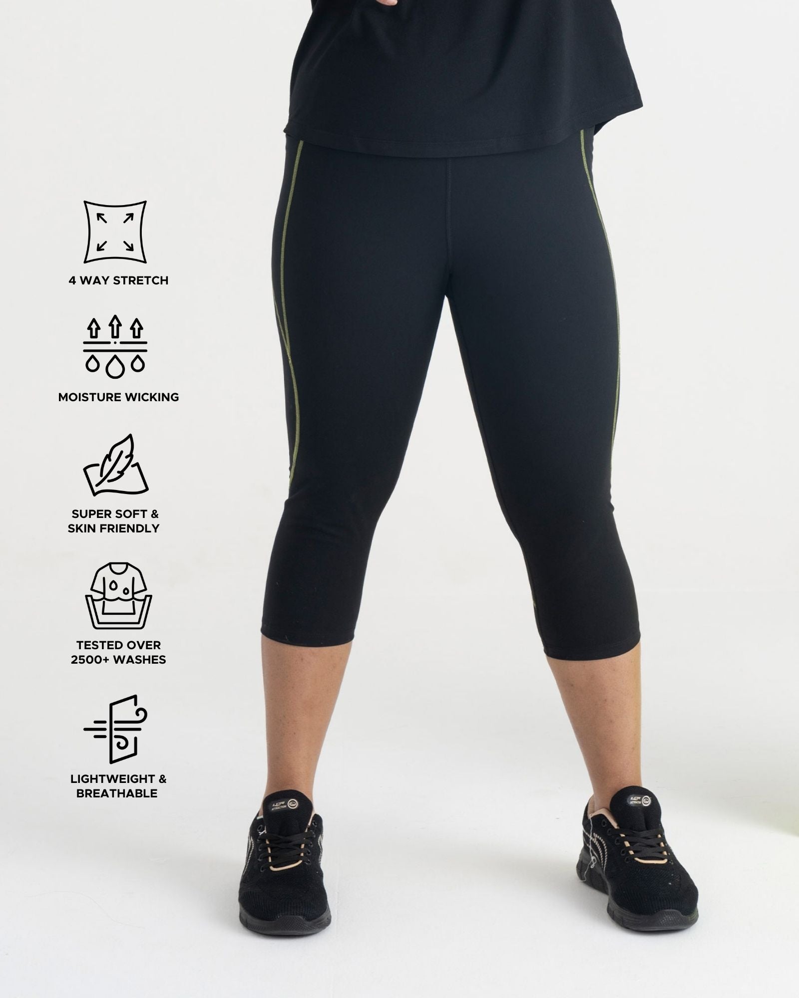 Yin Yang 3/4th Leggings and Tank Top Co-ord Set