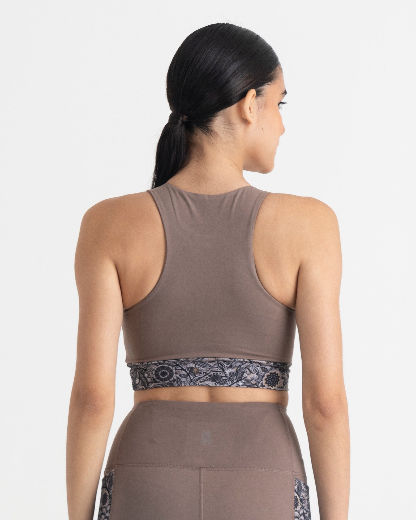 Majestic Flora 2-in-1 Crop Top
