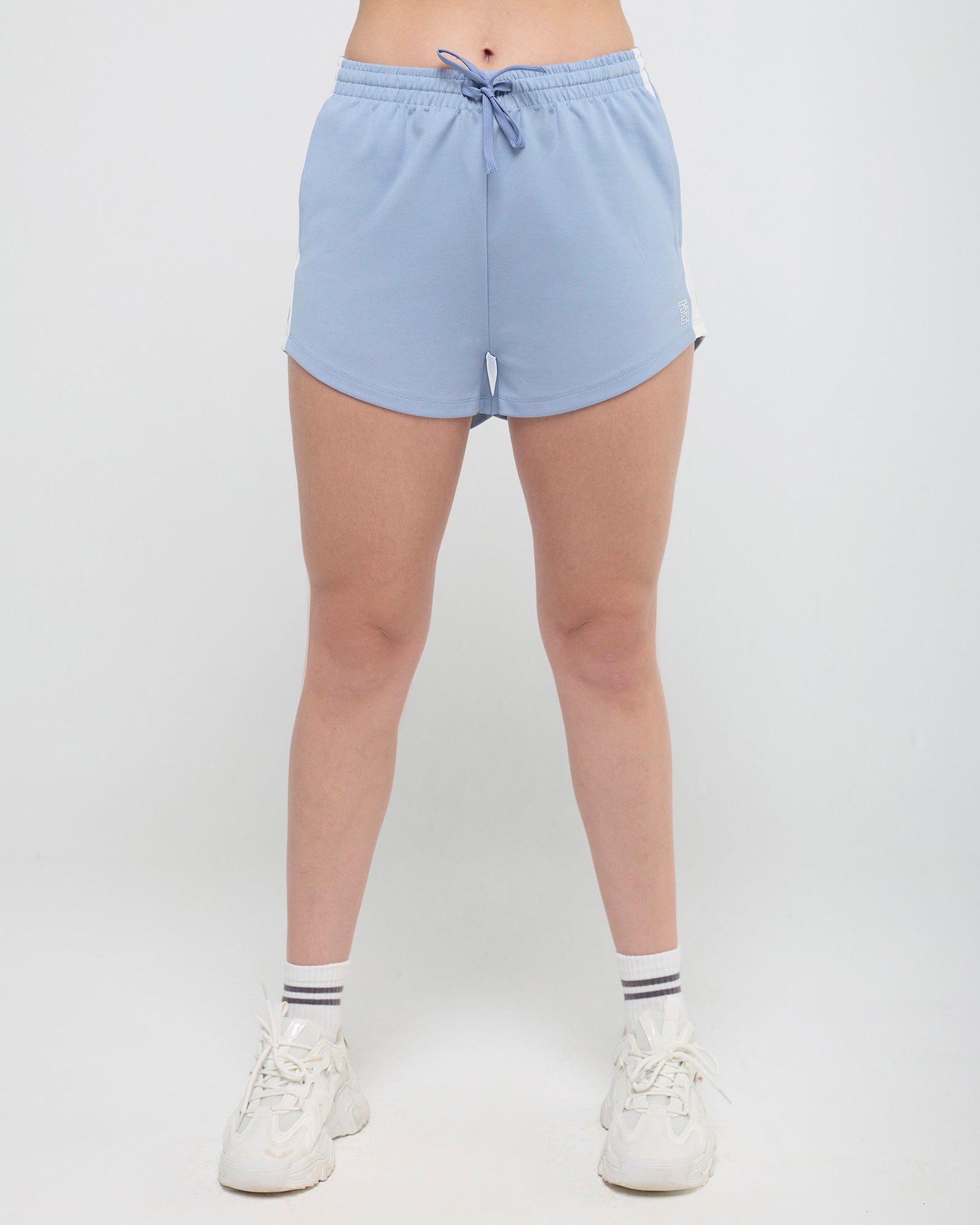 Vintage White Stripe Shorts
