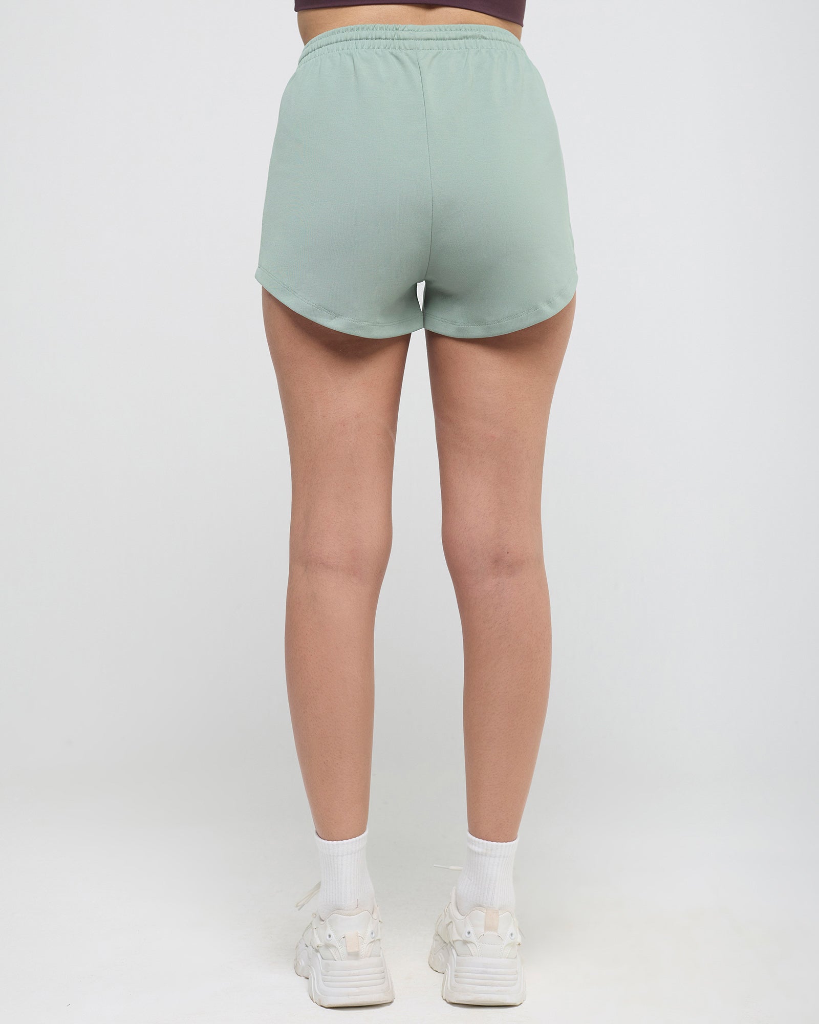 Vintage Polo Neck Sweatshirt and Shorts Co-ord Set