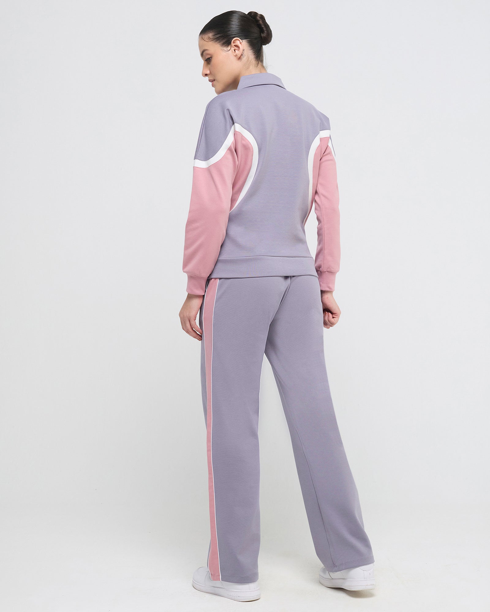 Wave Polo Neck Sweatshirt - 1/4th Zipper