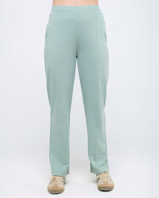 Essential Straight Pants - Mint Green