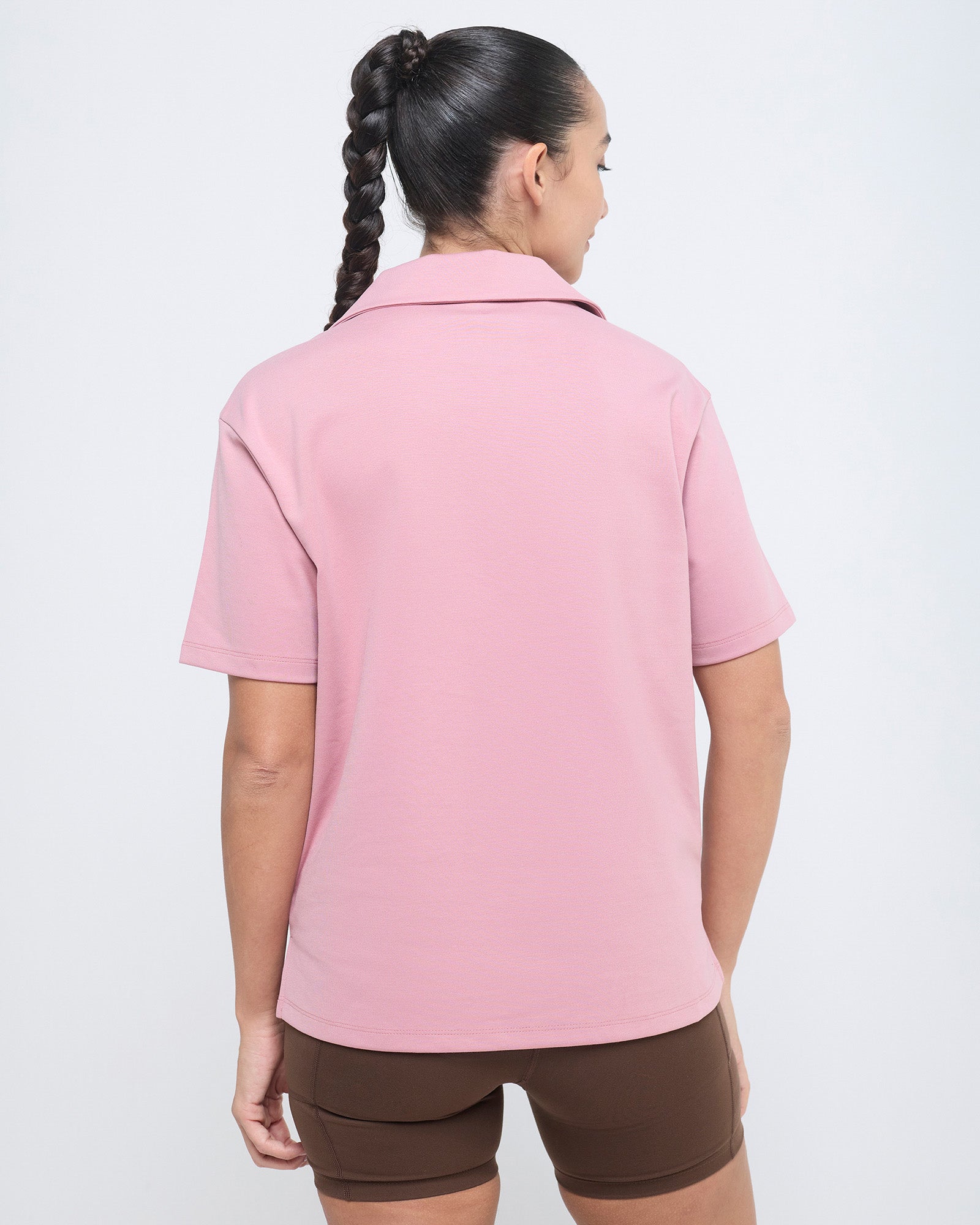 Essential Polo Neck Half Sleeve