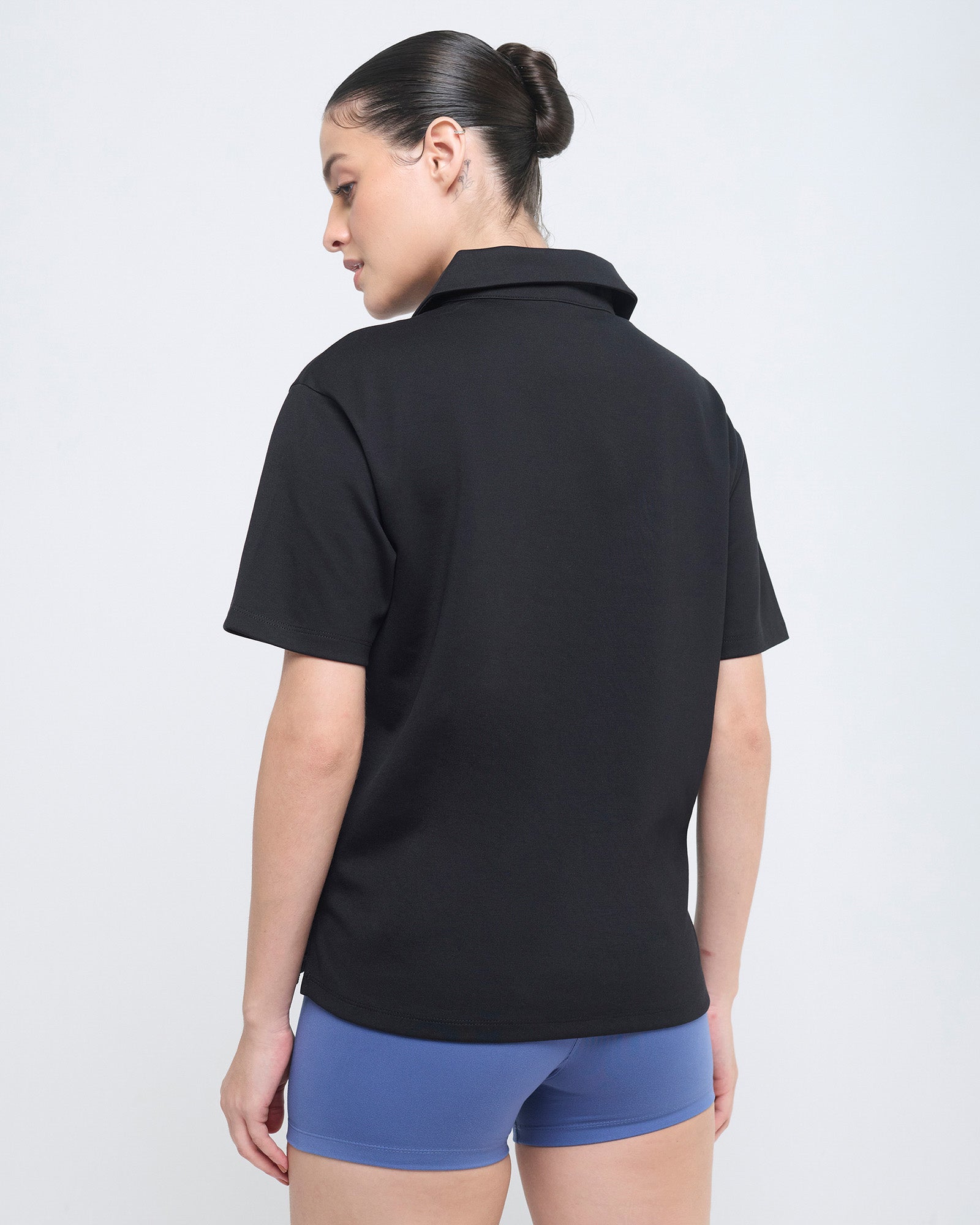 Essential Polo Neck Half Sleeve