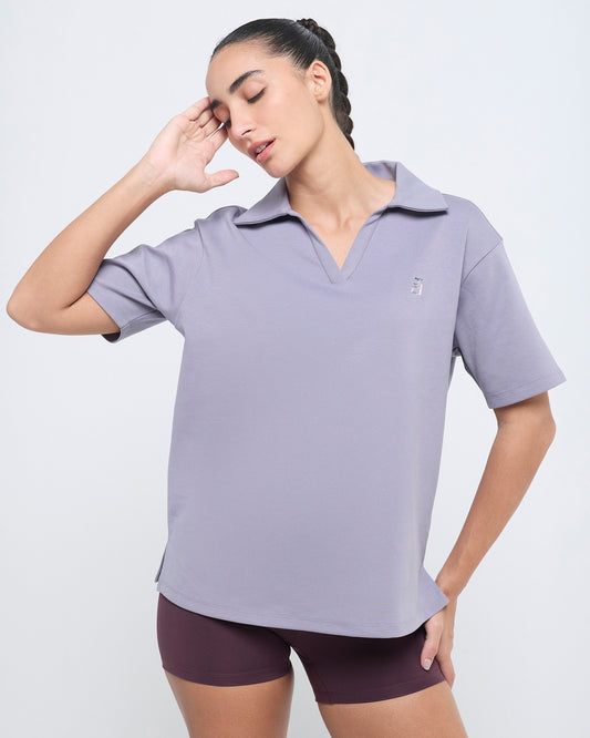 Essential Polo Neck Half Sleeve
