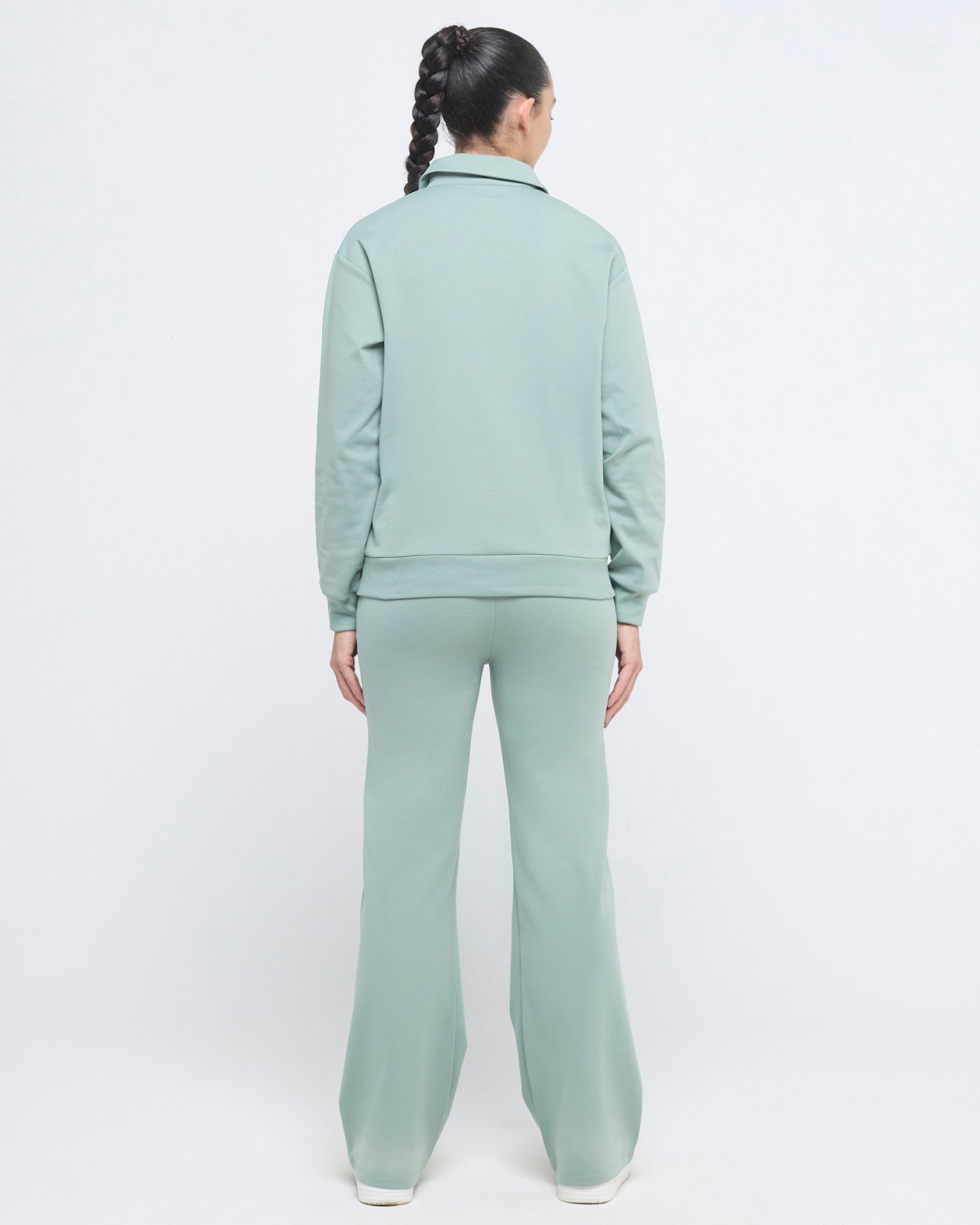 Essential Polo Neck Sweatshirt - 1/4th Zipper