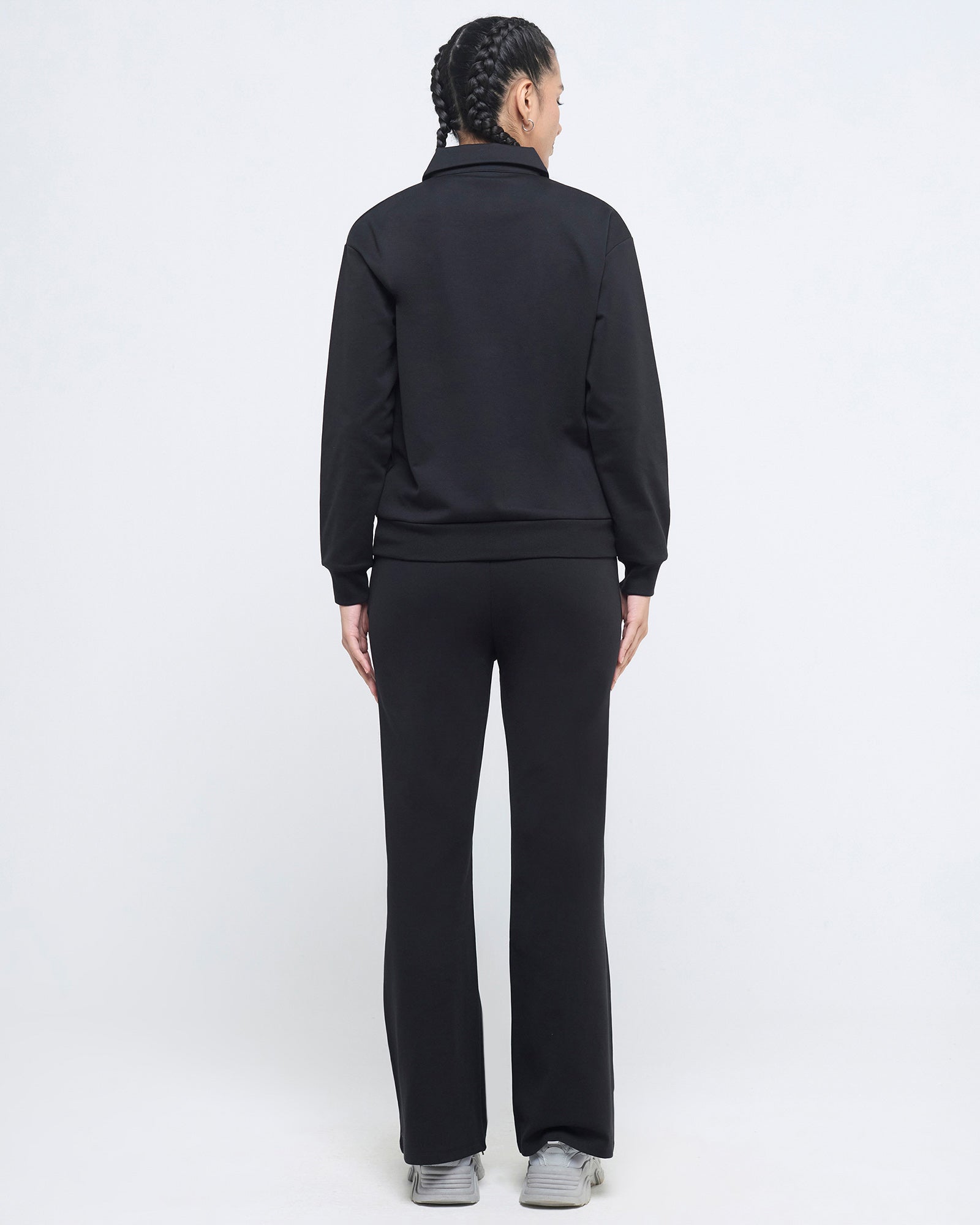 Essential Polo Neck Sweatshirt - 1/4th Zipper