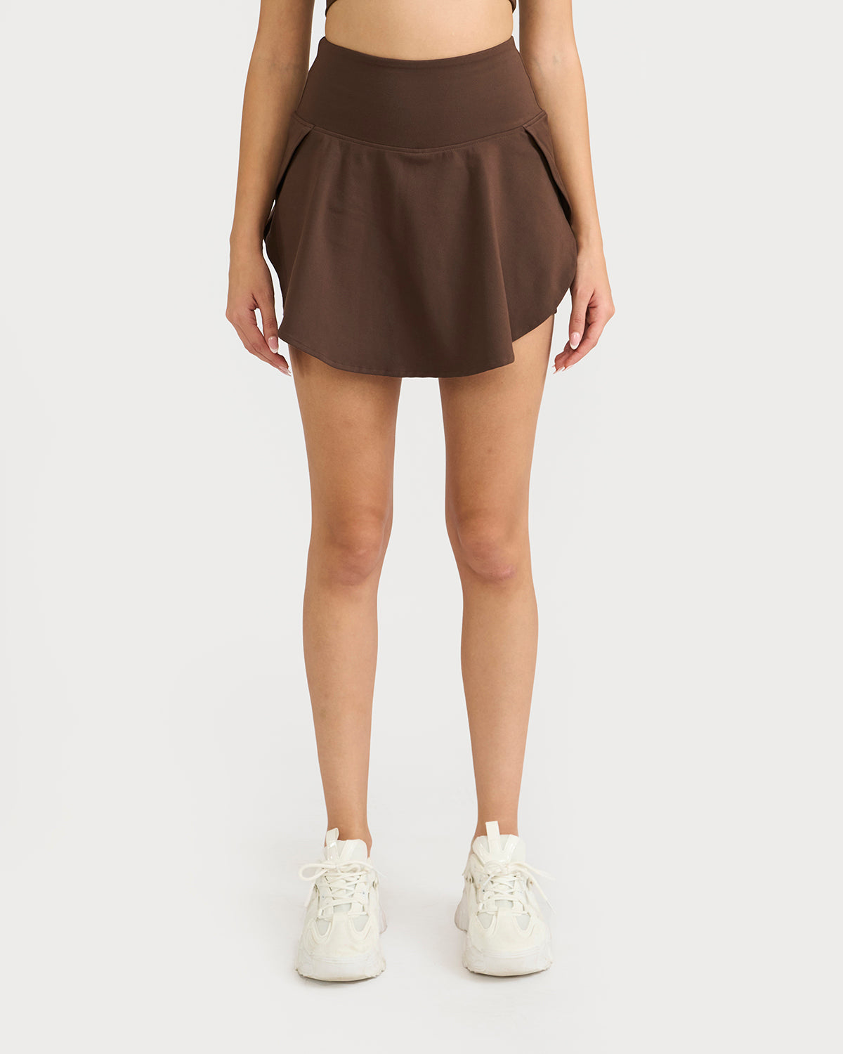 Zen Nova Skorts & polo neck 2 in 1 Sports Bra Co-ord Set