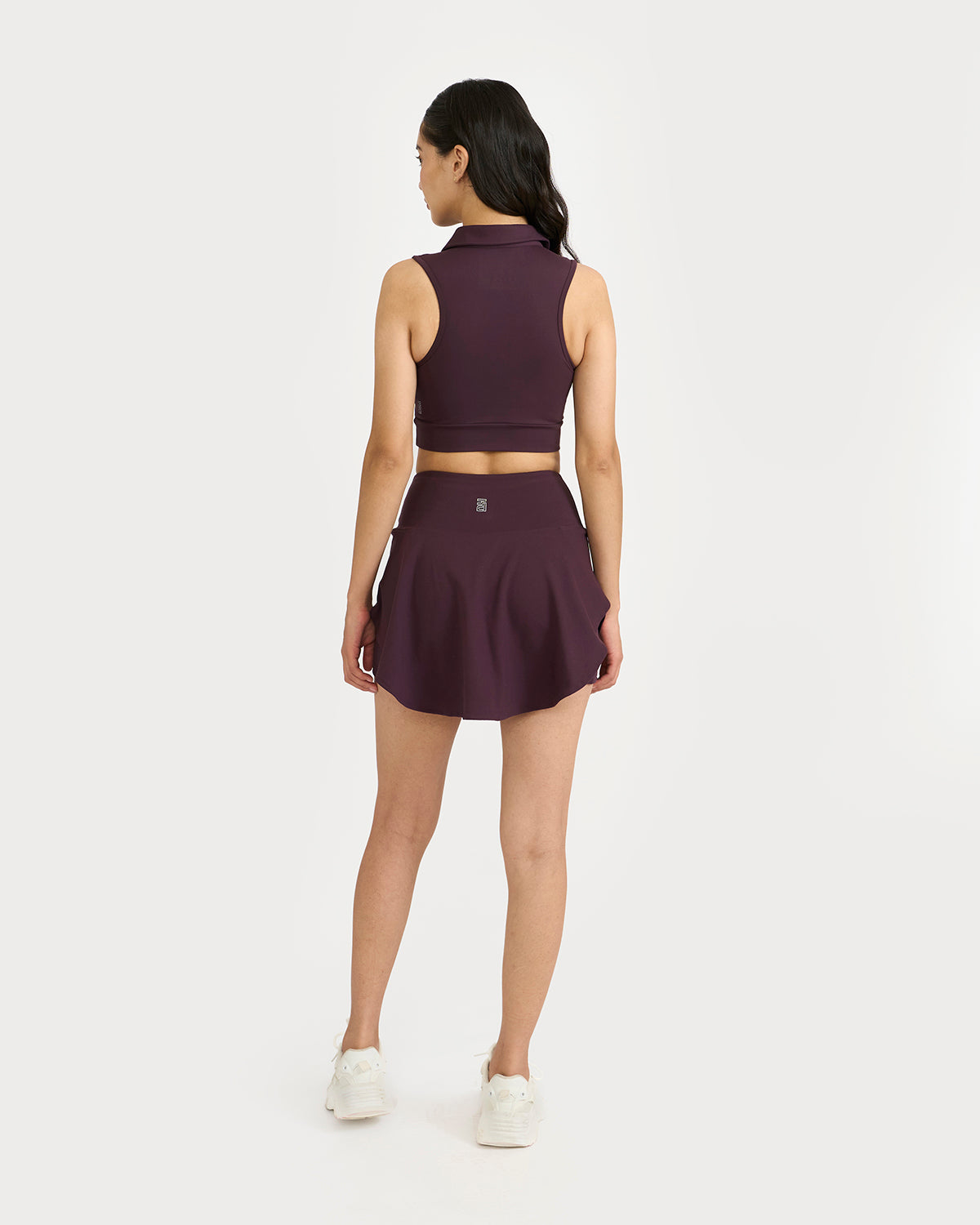 Zen Nova Skorts & polo neck 2 in 1 Sports Bra Co-ord Set