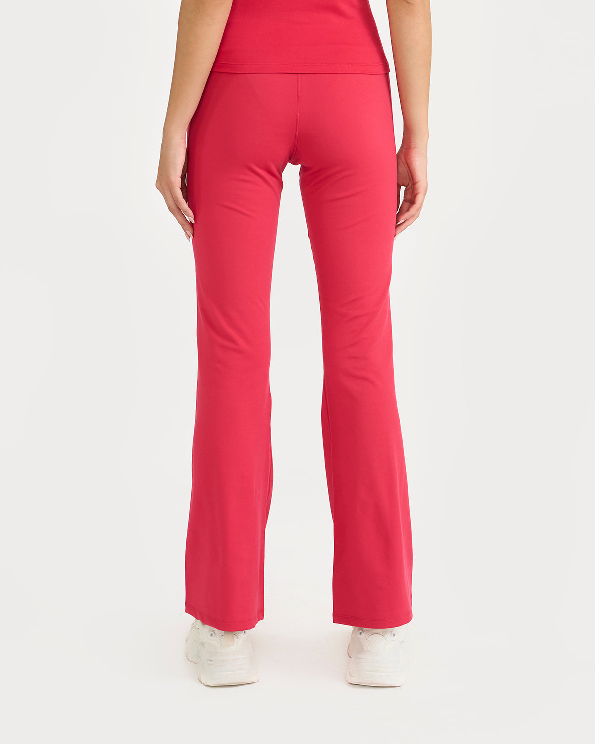 Zen halo top with in-built bra & Flare pants Co-Ord Set