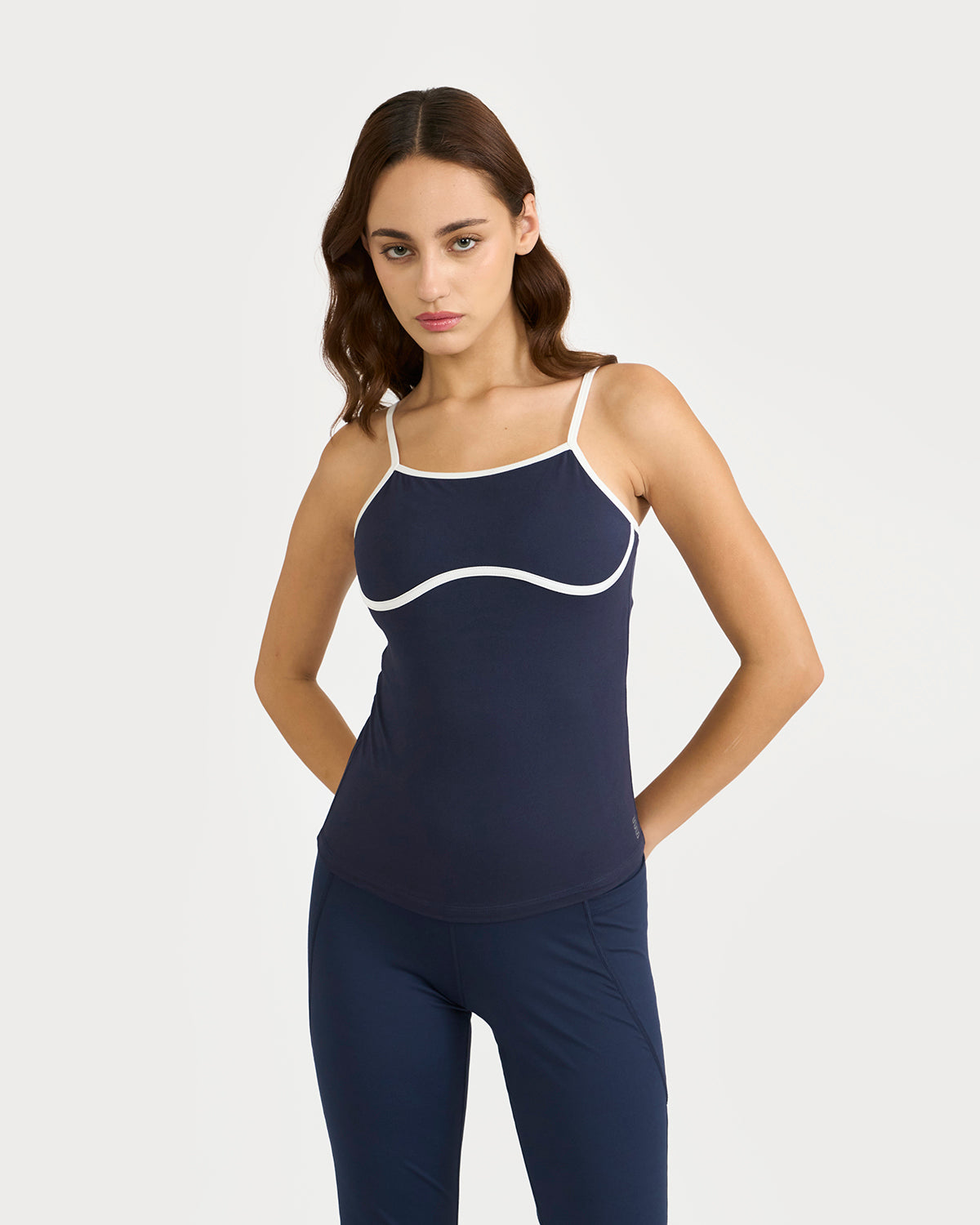 Zen halo top with in-built bra & Flare pants Co-Ord Set