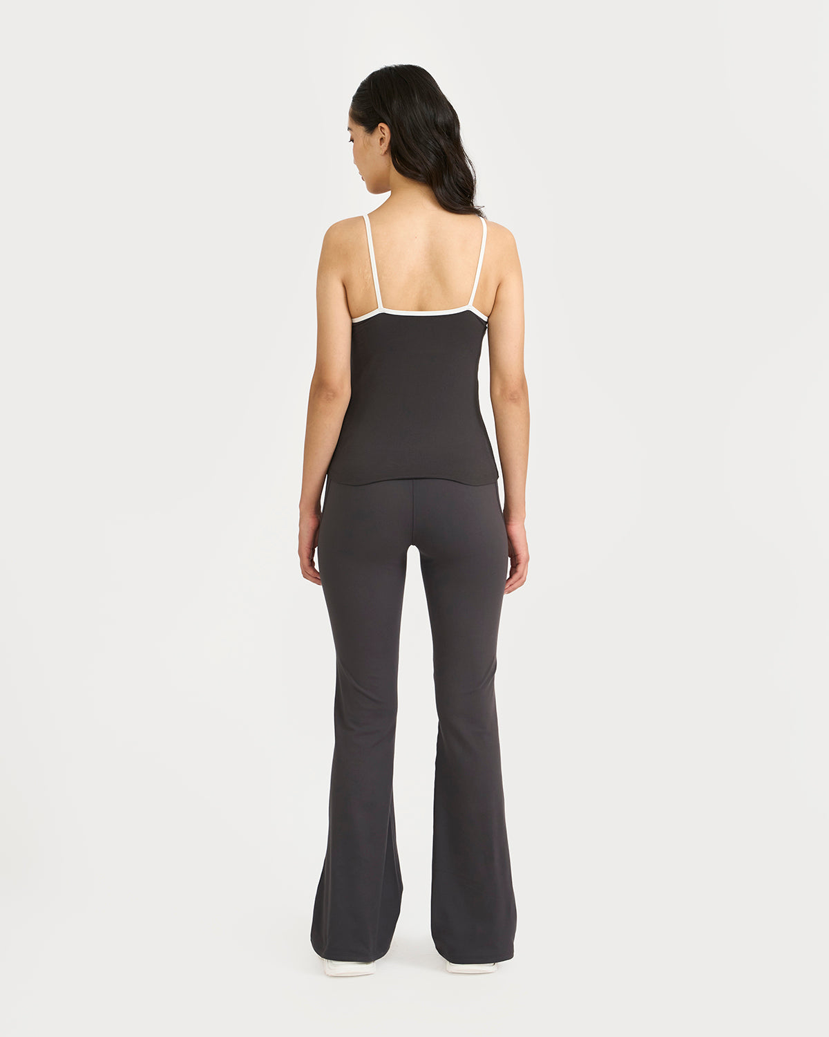 Zen halo top with in-built bra & Flare pants Co-Ord Set