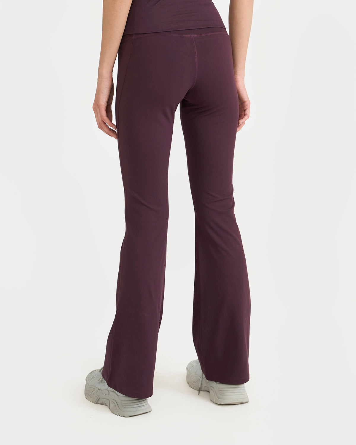 Zen halo top with in-built bra & Flare pants Co-Ord Set