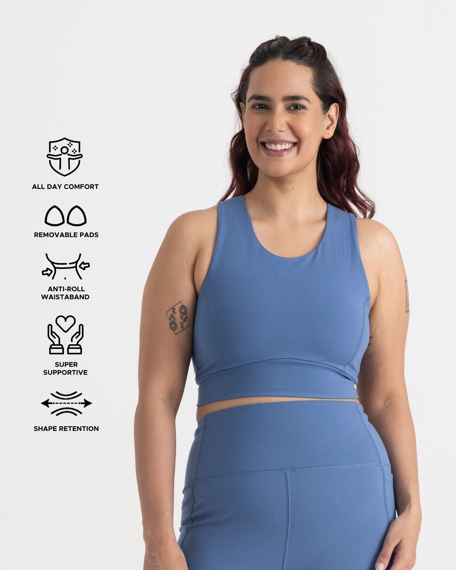 Zen Capris and 2-in-1 Crop Top Co-ord Set