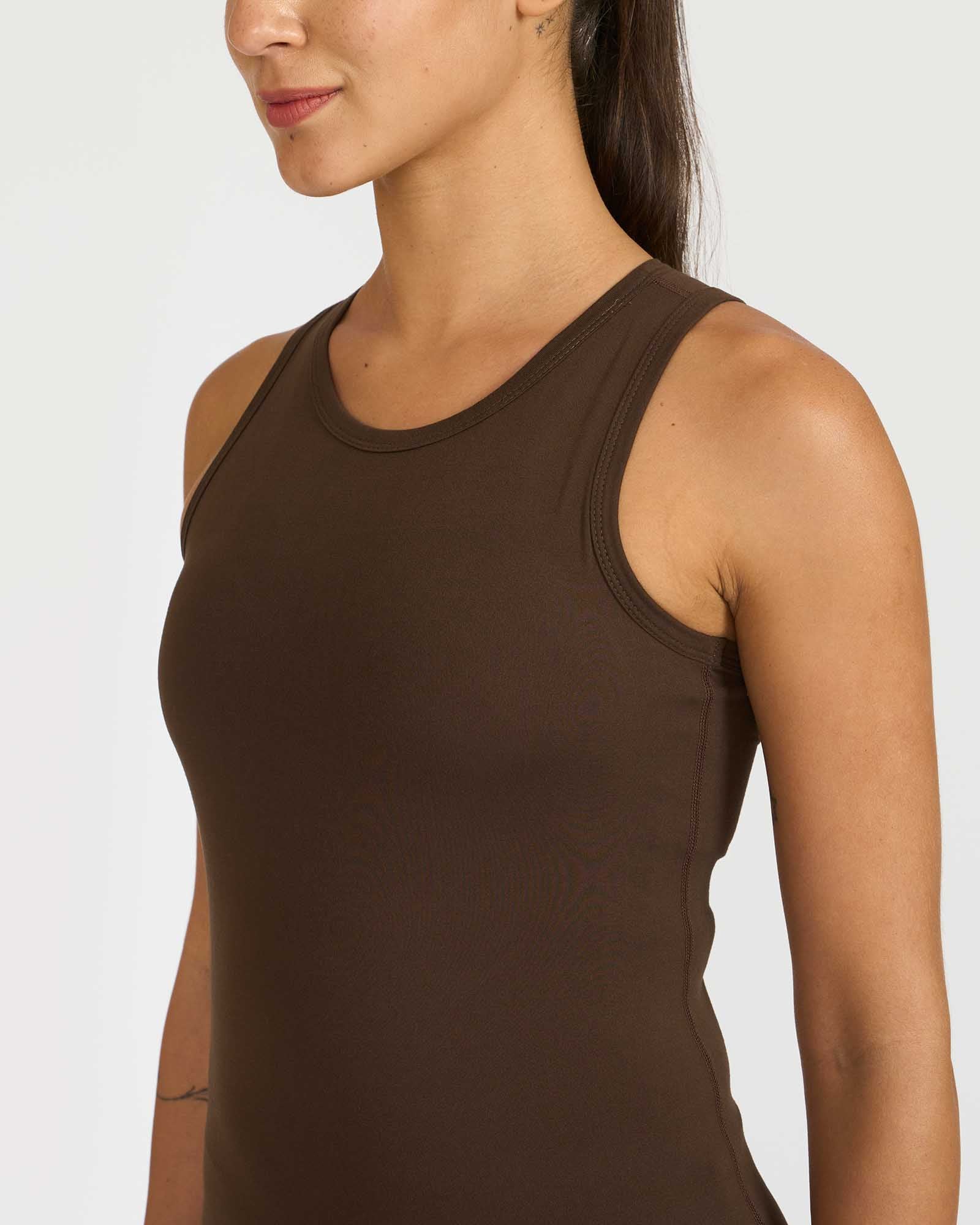Zen tank top with in-built sports bra