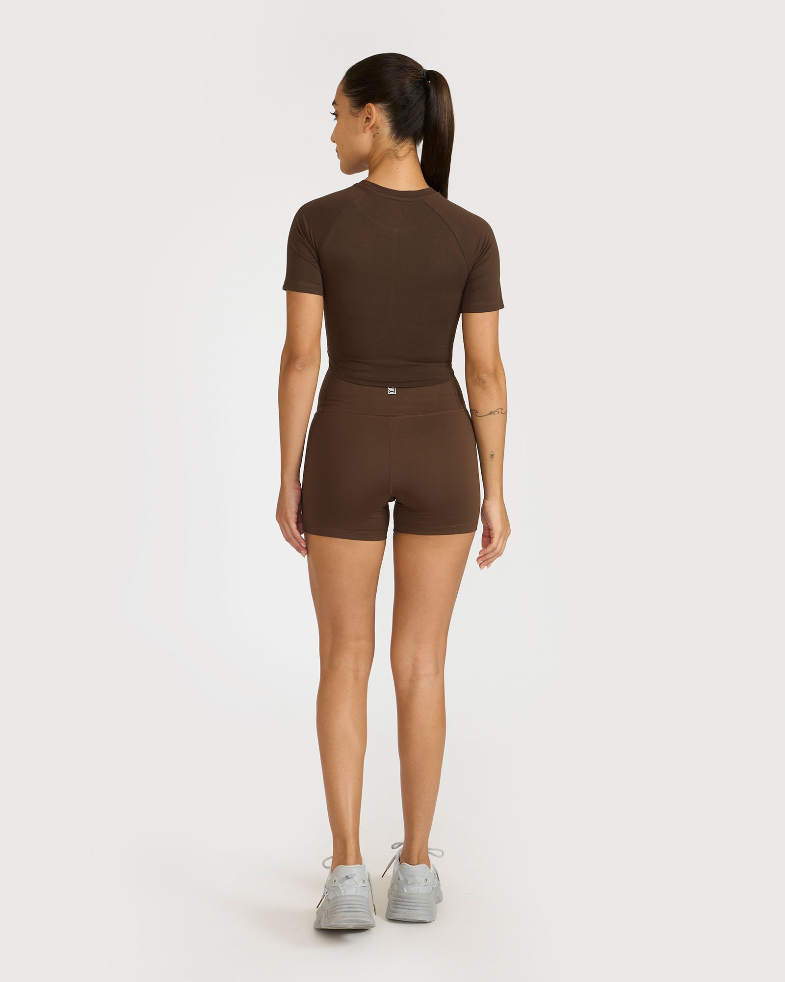 Zen Shorts & Front Wrap crop top Co-ord Set