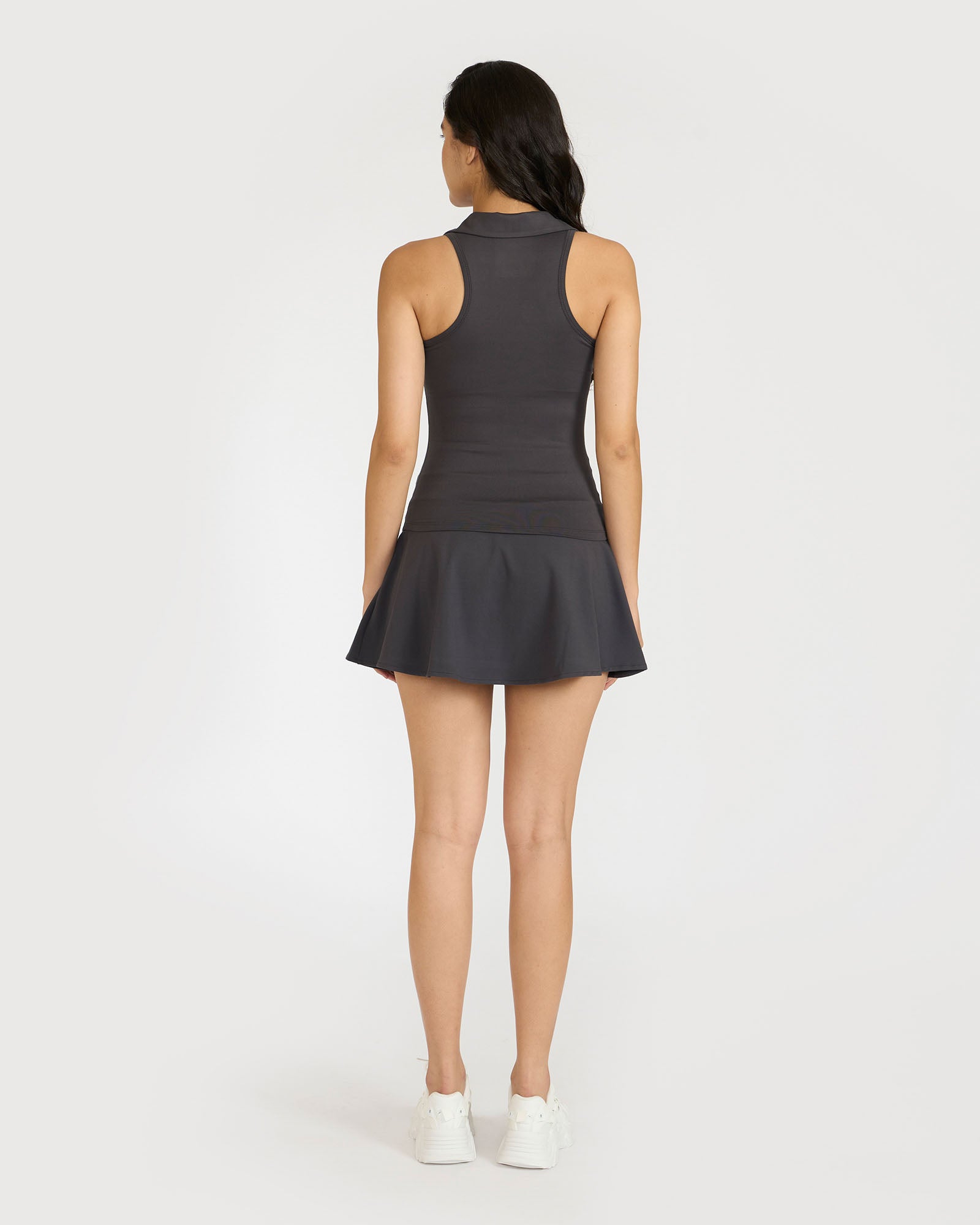 Zen Polo Neck Top with in-Built Sports Bra