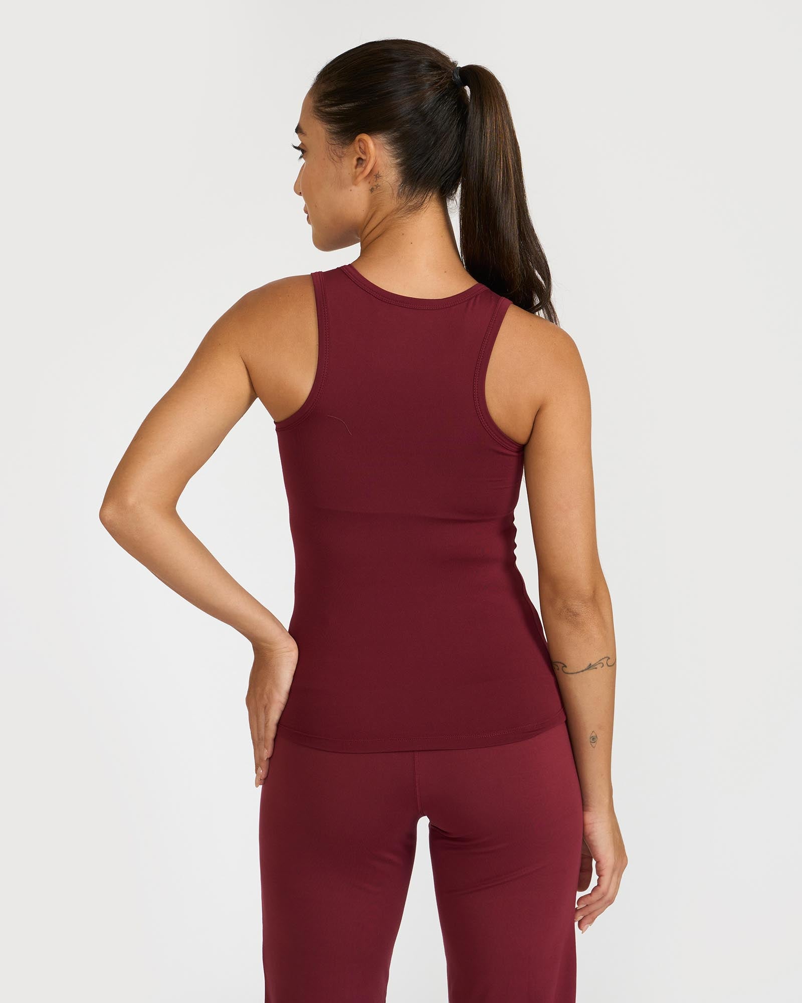 Zen tank top with in-built sports bra