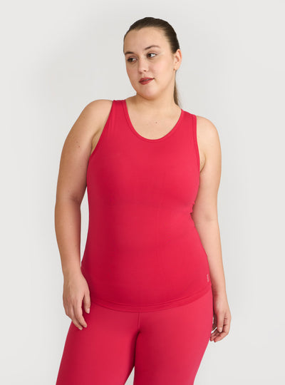 Zen tank top with in-built sports bra