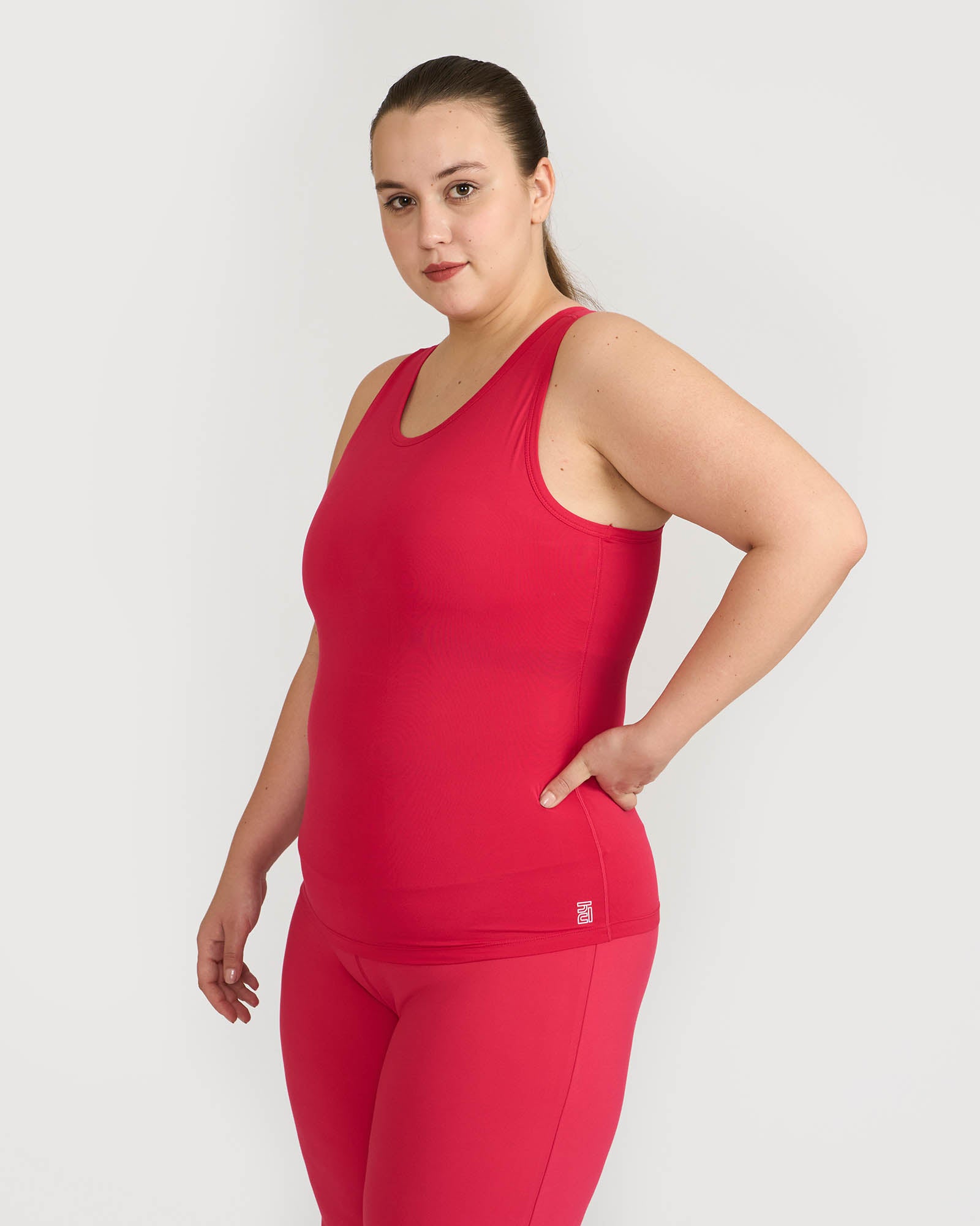Zen tank top with in-built sports bra