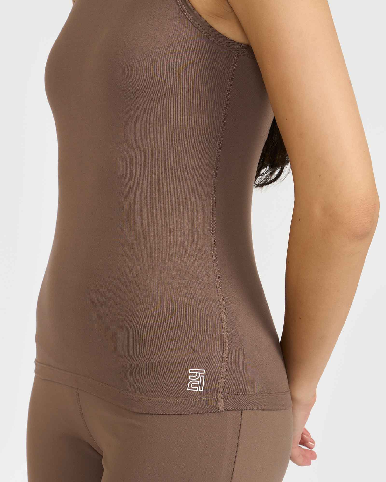 Zen tank top with in-built sports bra