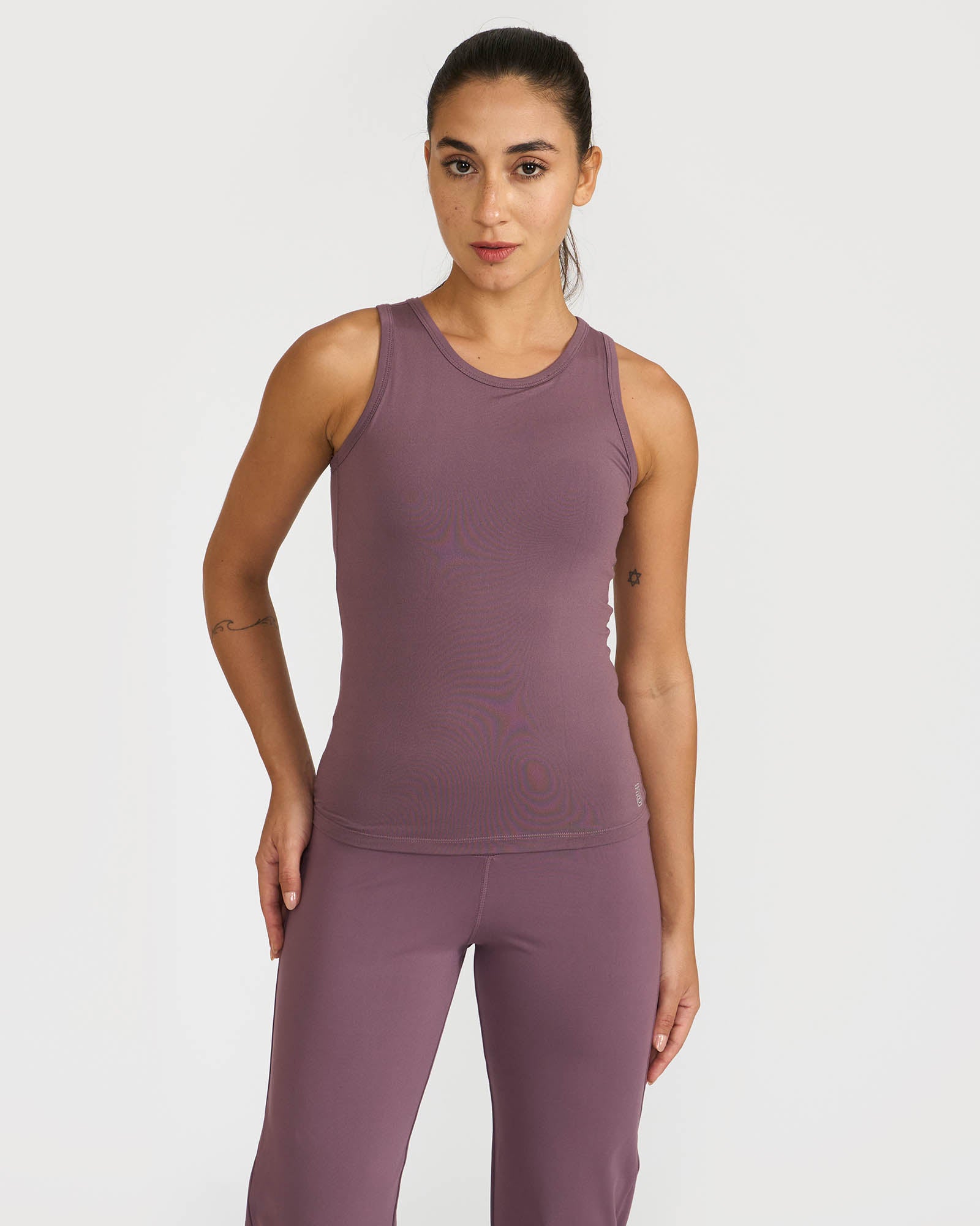 Zen Straight Fit Pants & Tank Top In-Built Sports Bra Co-ord Set