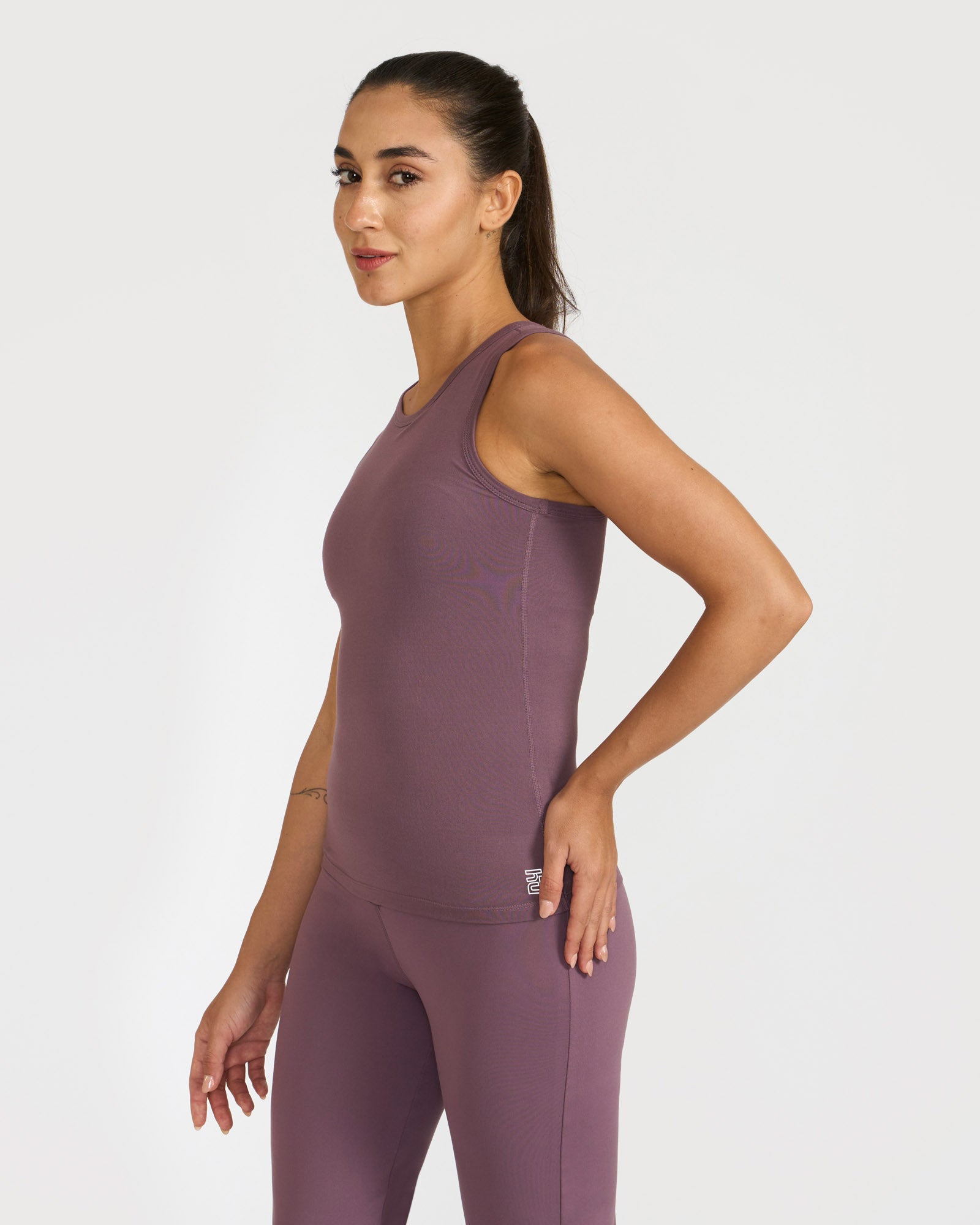 Zen tank top with in-built sports bra
