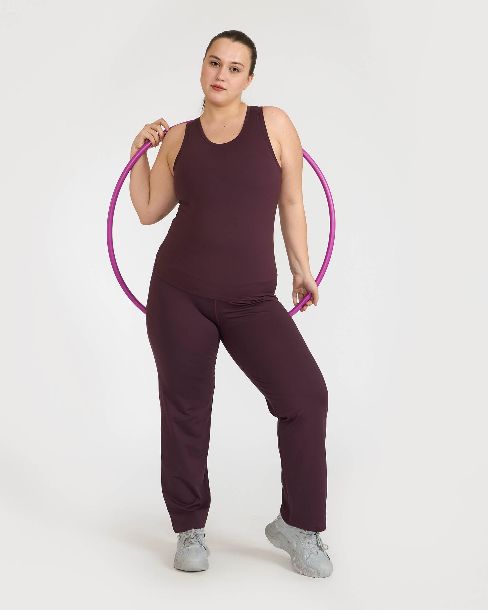 Zen tank top with in-built sports bra