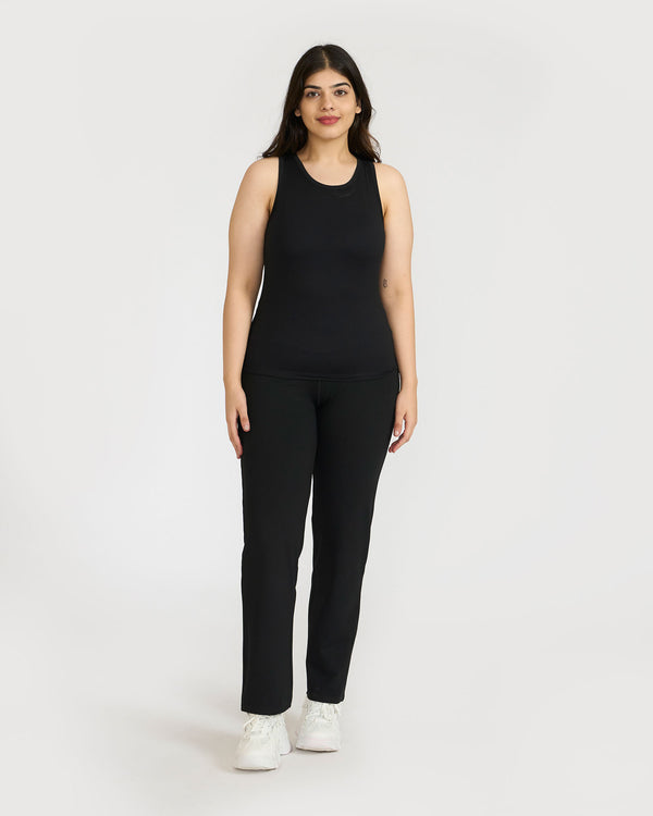 Zen tank top with in-built sports bra