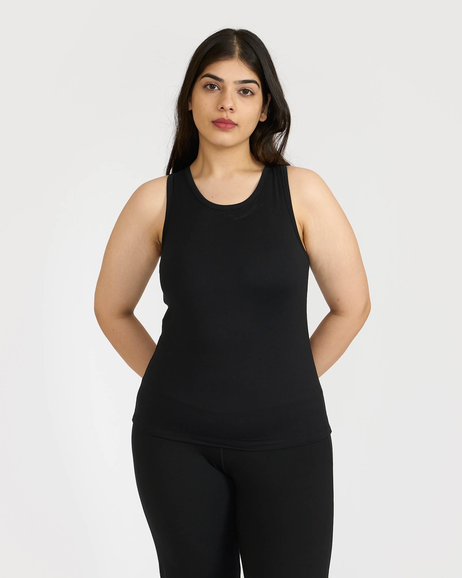 Zen Straight Fit Pants & Tank Top In-Built Sports Bra Co-ord Set