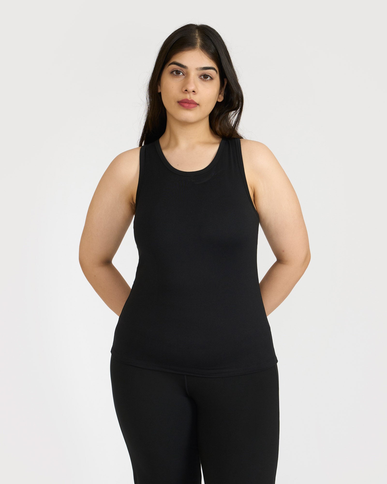 Zen tank top with in-built sports bra