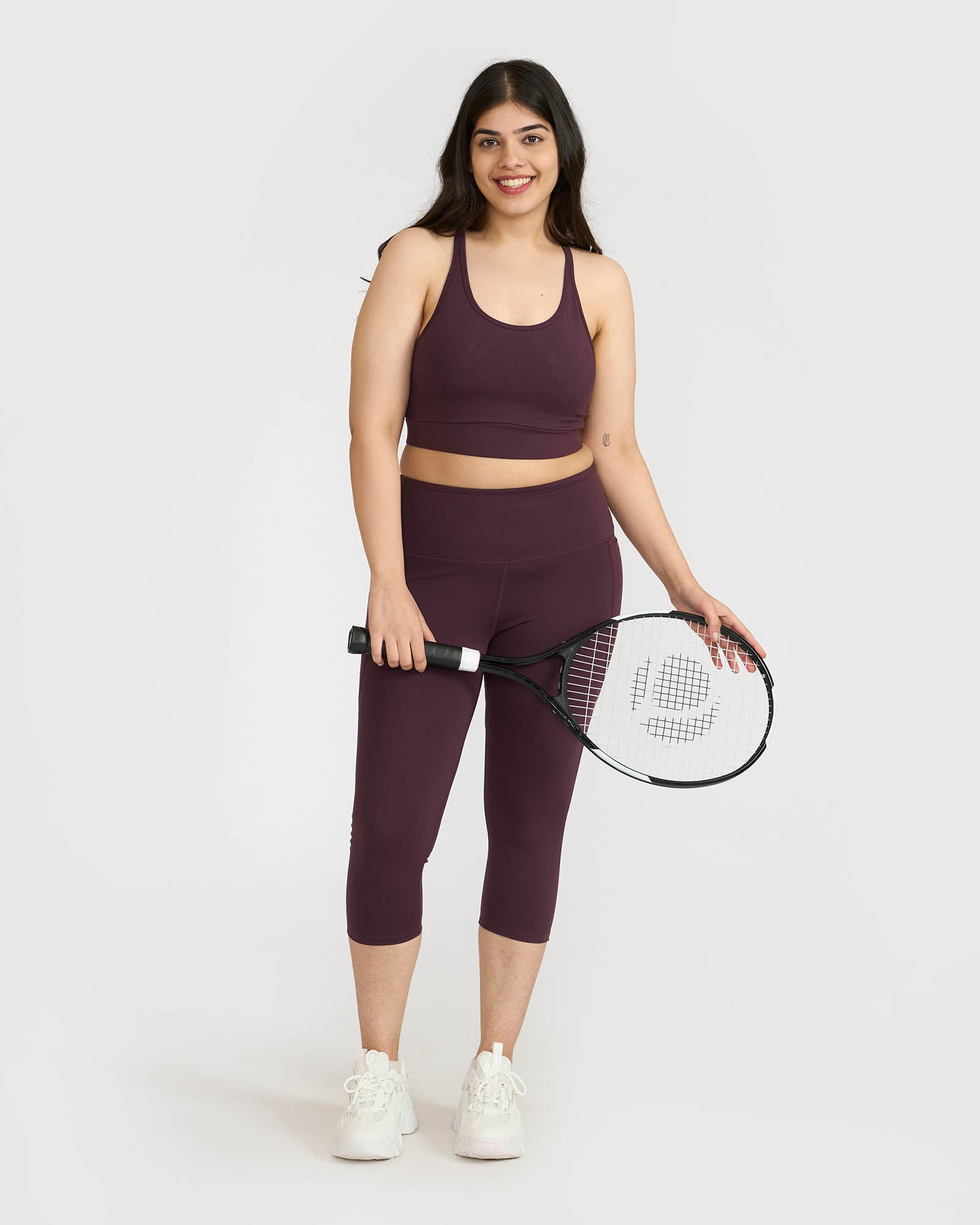 Zen Padded Sports Bra - Round Neck