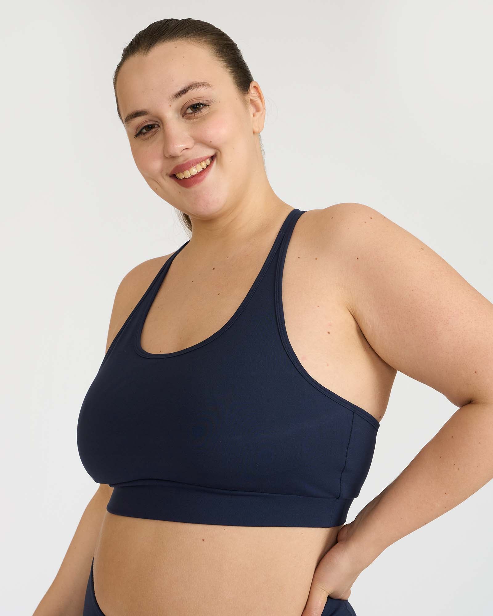 Zen Padded Sports Bra - Round Neck