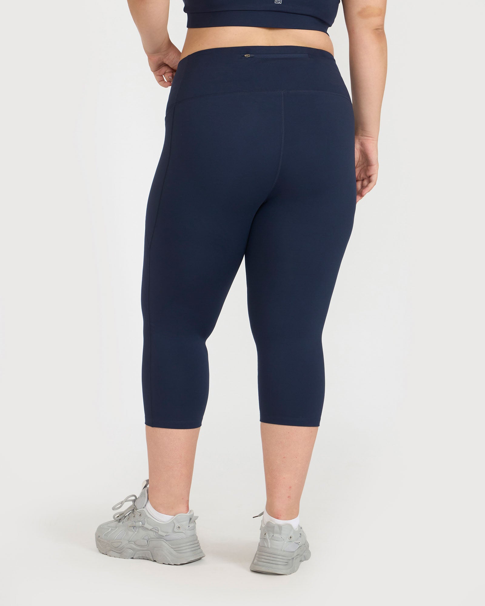 Zen Capris and Round Neck Sports Bra Co-ord Set