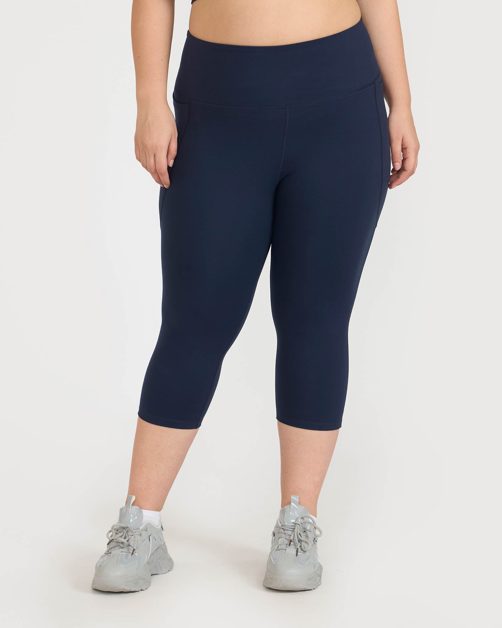 Zen Capris and Round Neck Sports Bra Co-ord Set