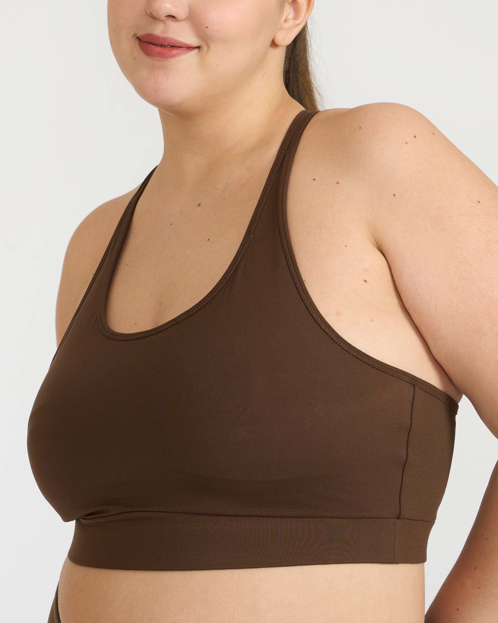 Zen Padded Sports Bra - Round Neck