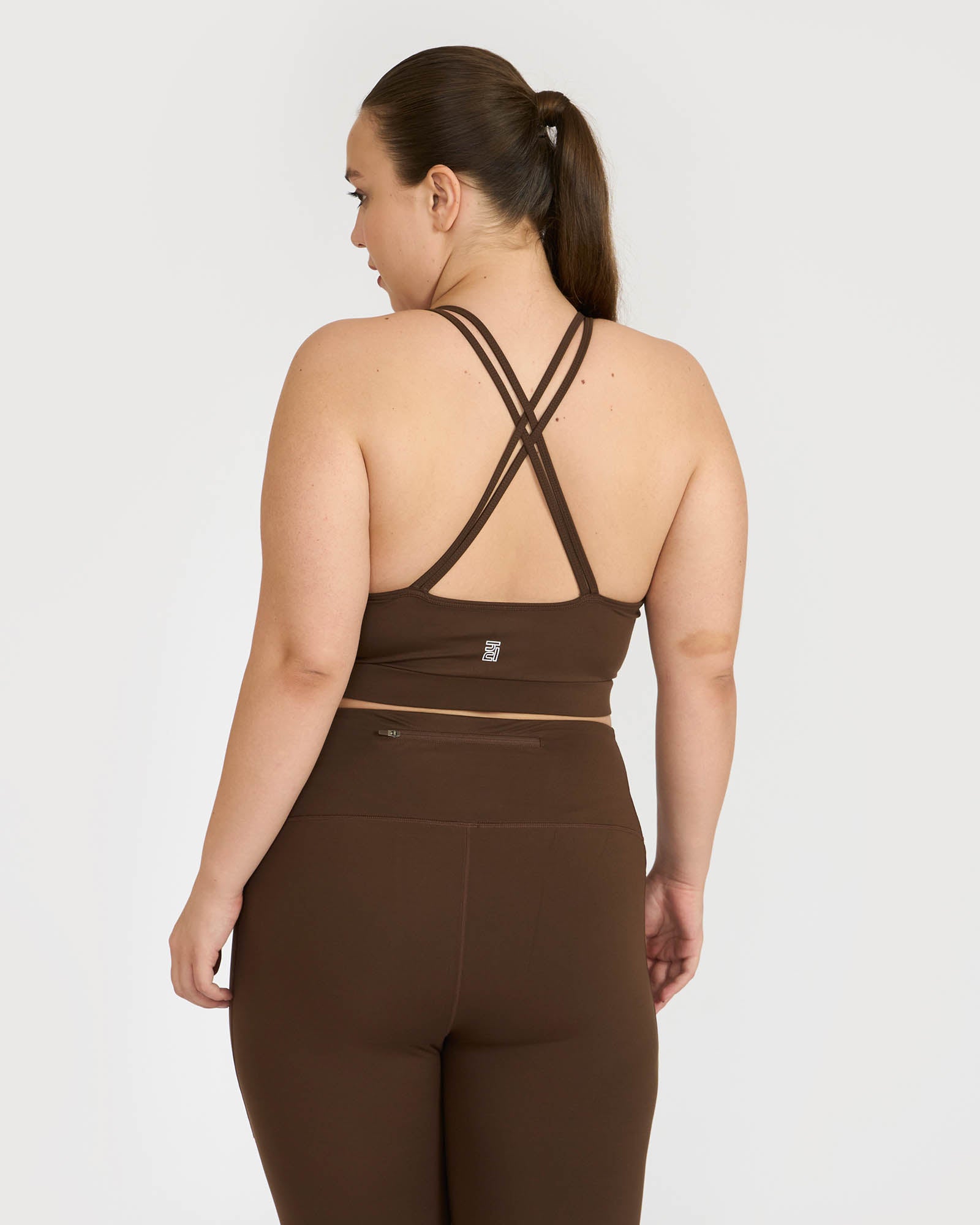 Zen Padded Sports Bra - Round Neck