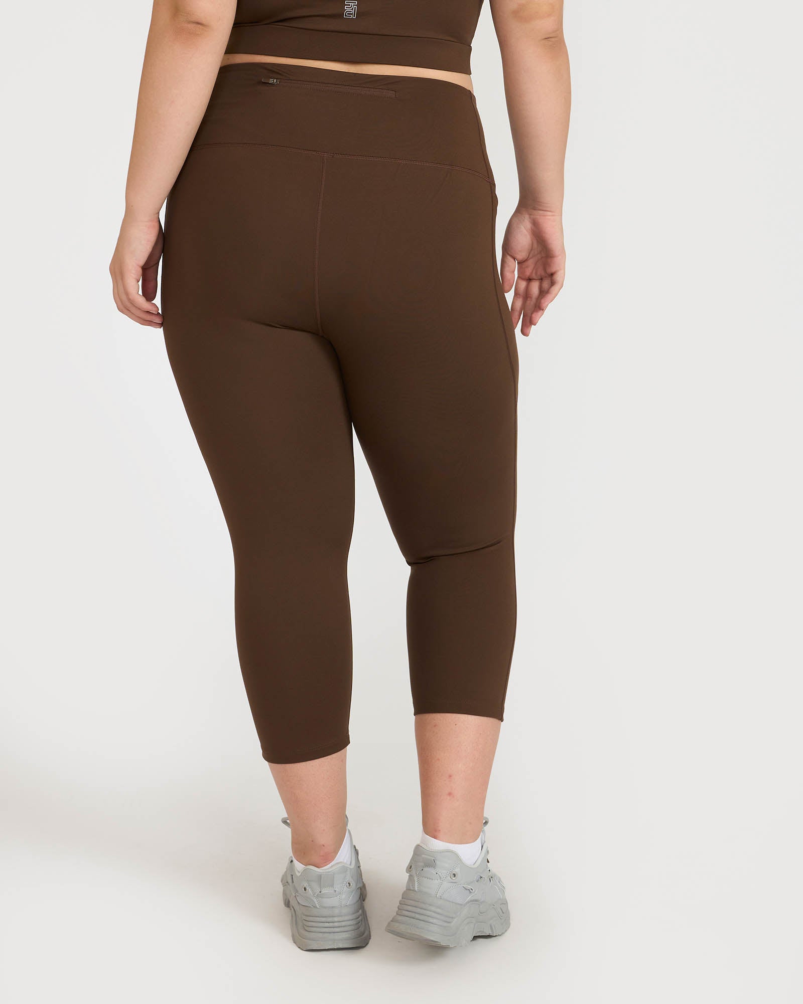 Zen Capris and Round Neck Sports Bra Co-ord Set