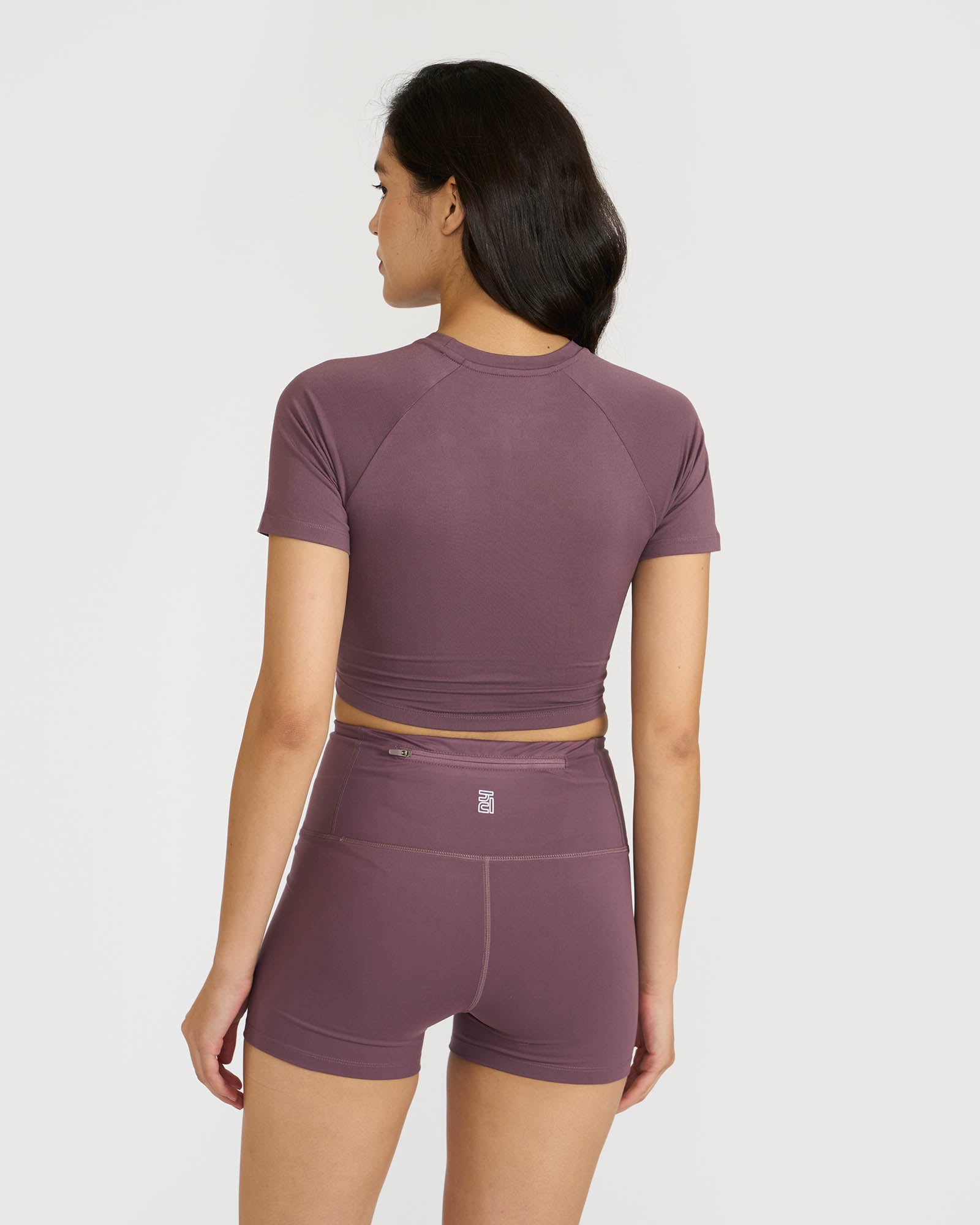 Zen Shorts & Front Wrap crop top Co-ord Set