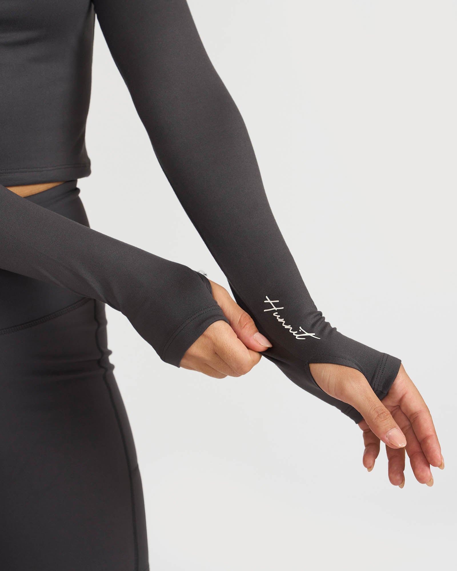 Zen Cycling Shorts & Full Sleeve Crop top Co-ord set