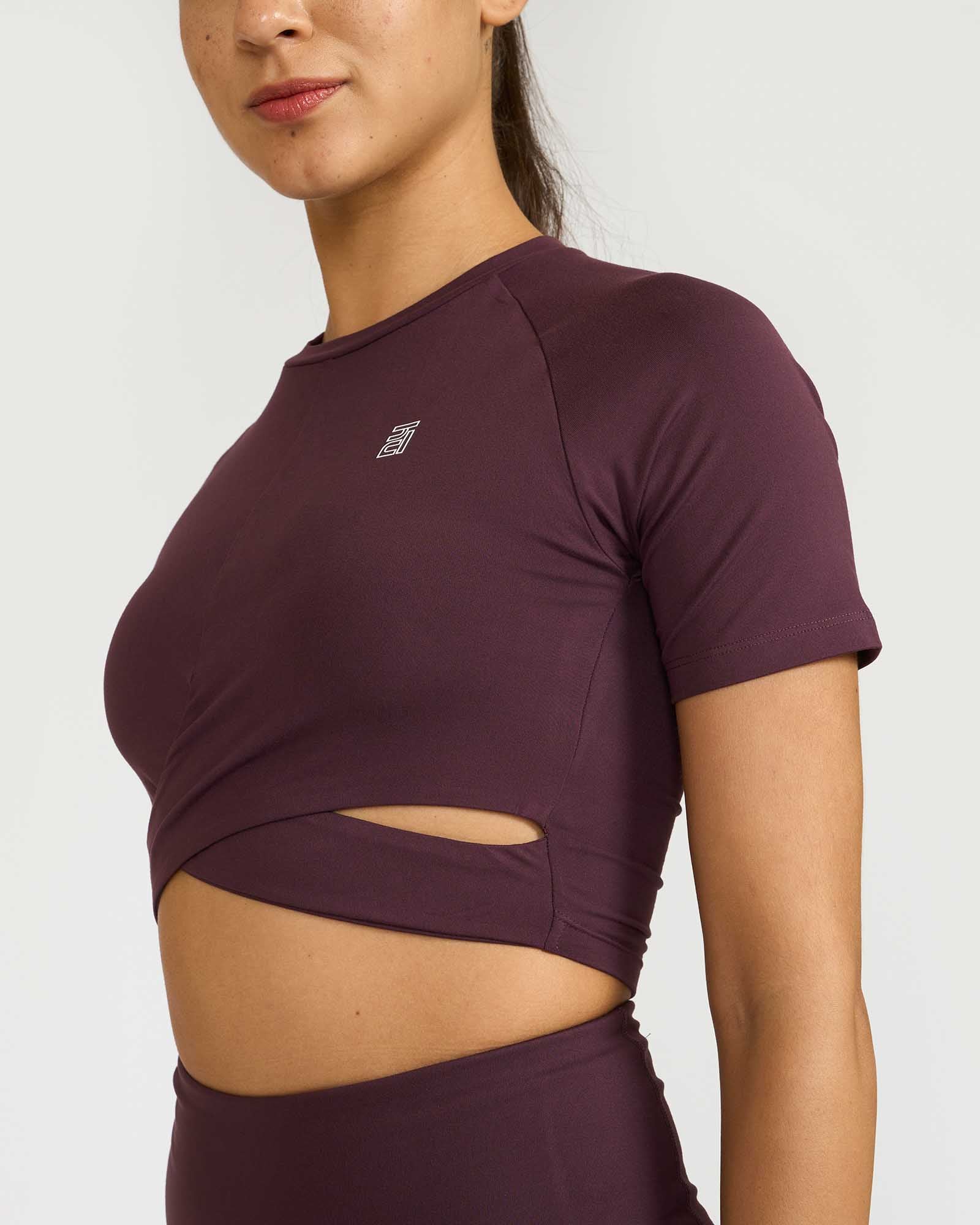 Zen Shorts & Front Wrap crop top Co-ord Set